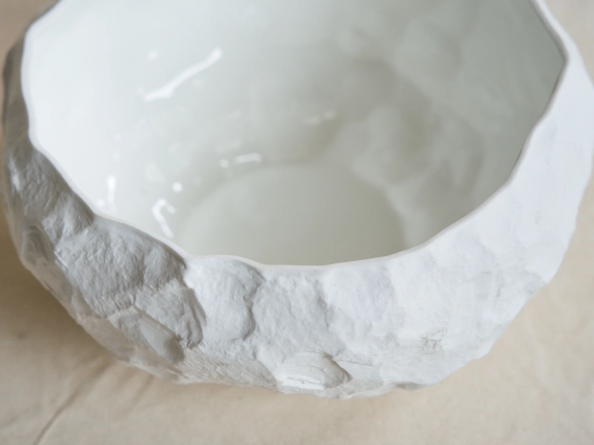 1882 Ltd MAX LAMB CROCKERY XL DEEP BOWL / WHITE Ø11" X H6.3" - Image 4