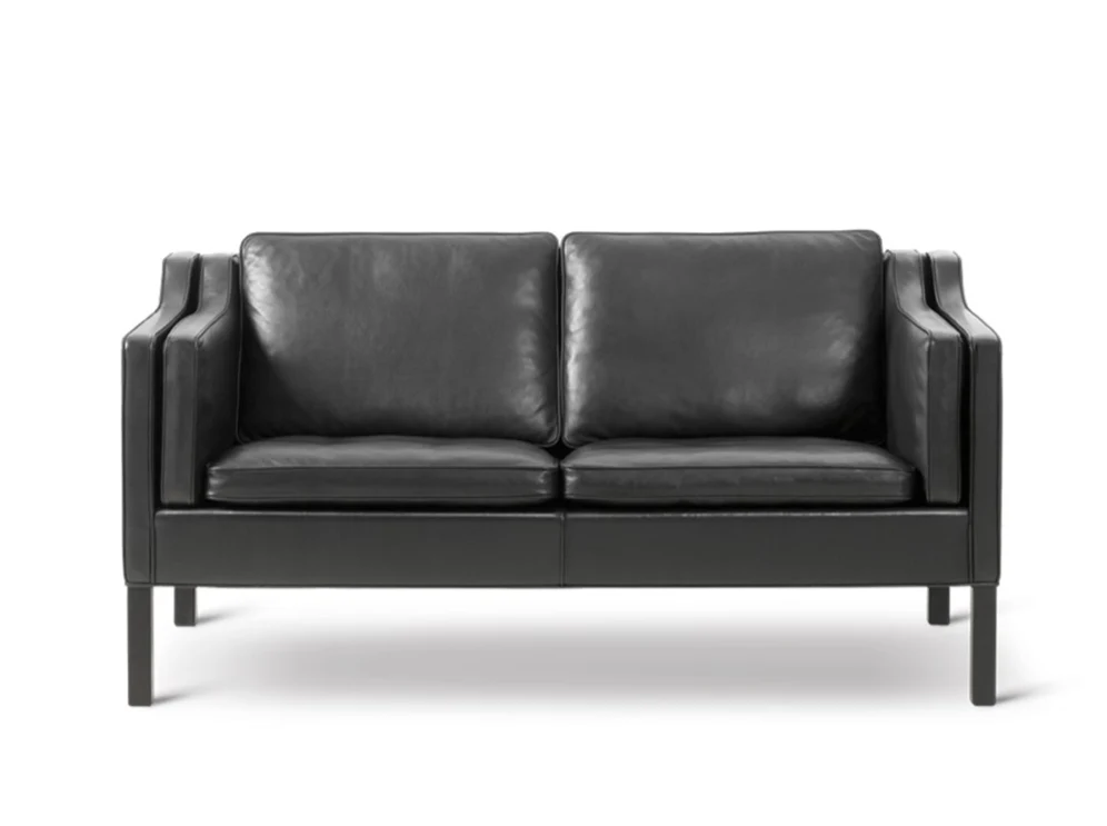 FREDERICIA BORGE MOGENSEN 2212 TWO SEATER SOFA W62.2" x D31.9" x H31.5" x SH16.9" - Image 4