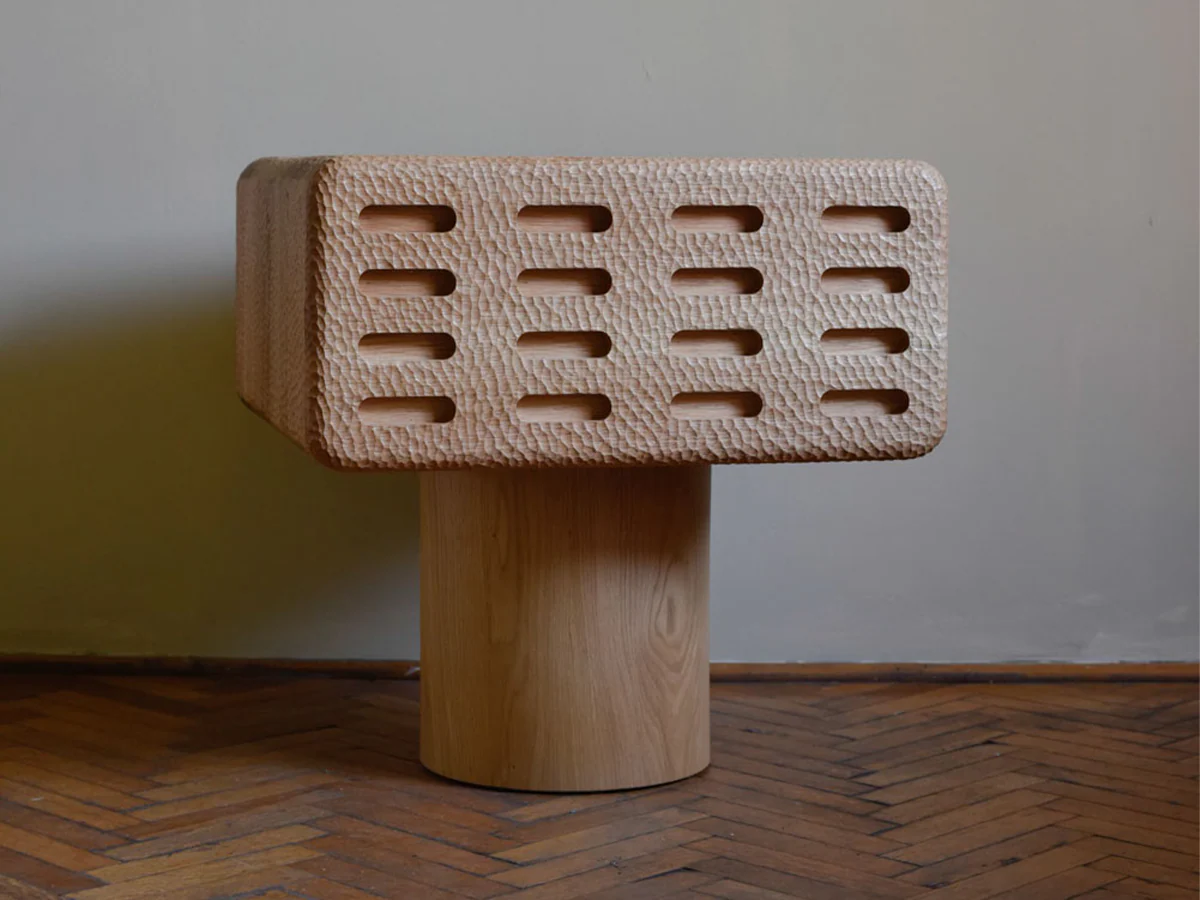 AGNES STUDIO CODICE SIDE TABLE /LARGE L24" x D22" x H22" - Image 3