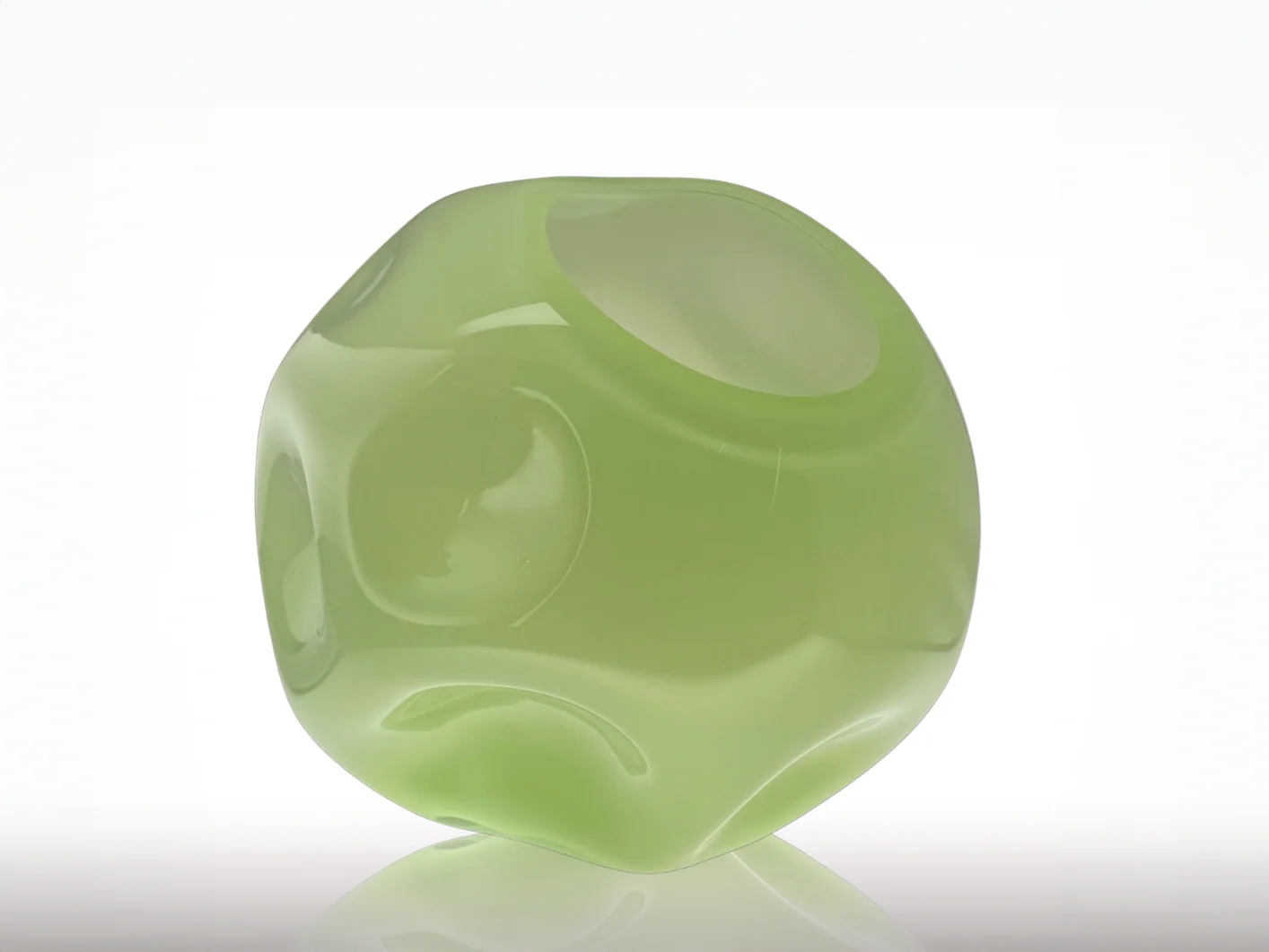 ALEXA LIXFELD KOMET VASE / KIWI SORBET H13.38” x W16.1” - Image 5