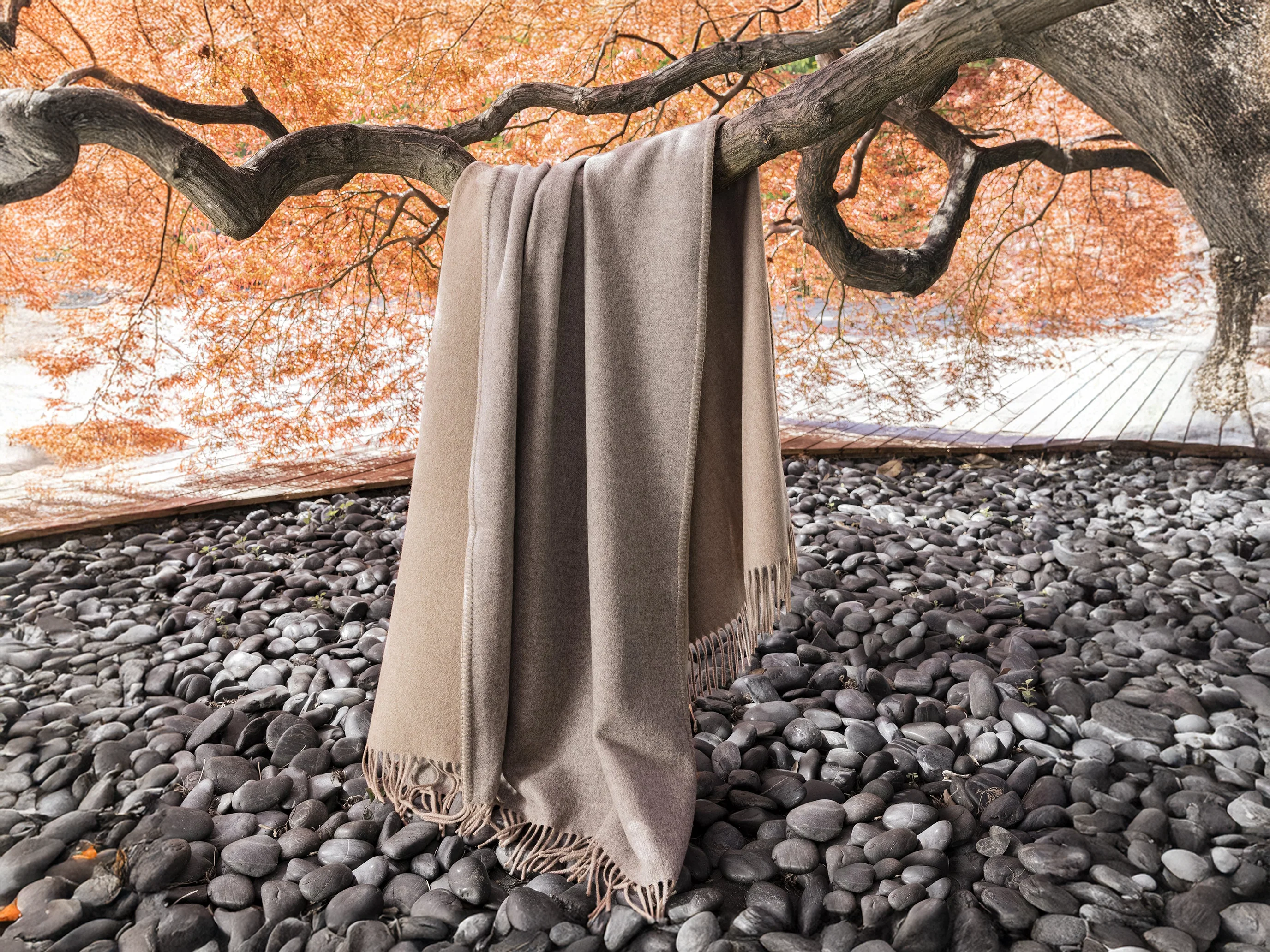 ALONPI MELROSE CASHMERE THROW 55" x 75" - Image 2