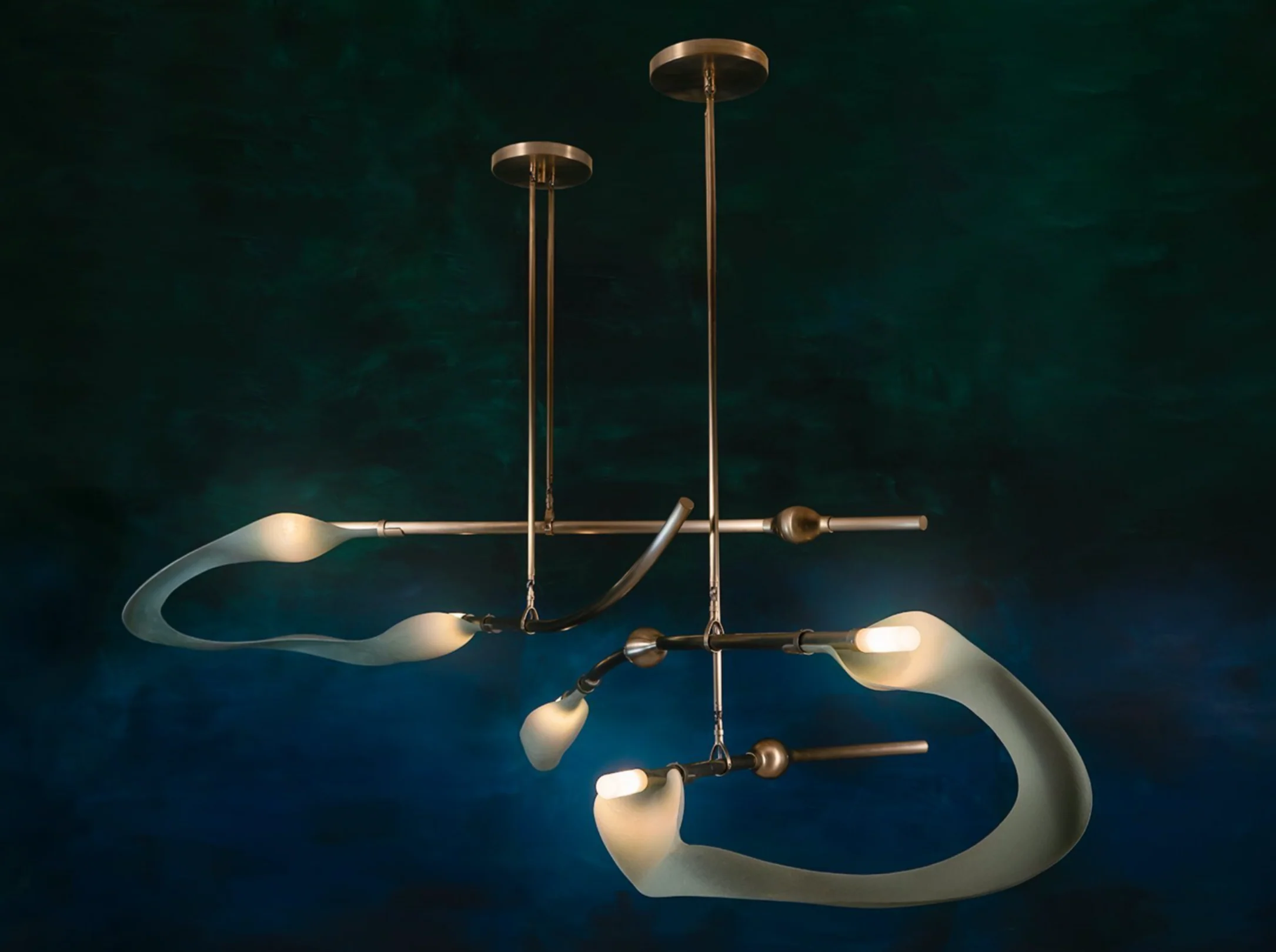 ANDREA CLAIRE STUDIO PISCES SWELL CHANDELIER H23” x L89” x W41" - Image 2