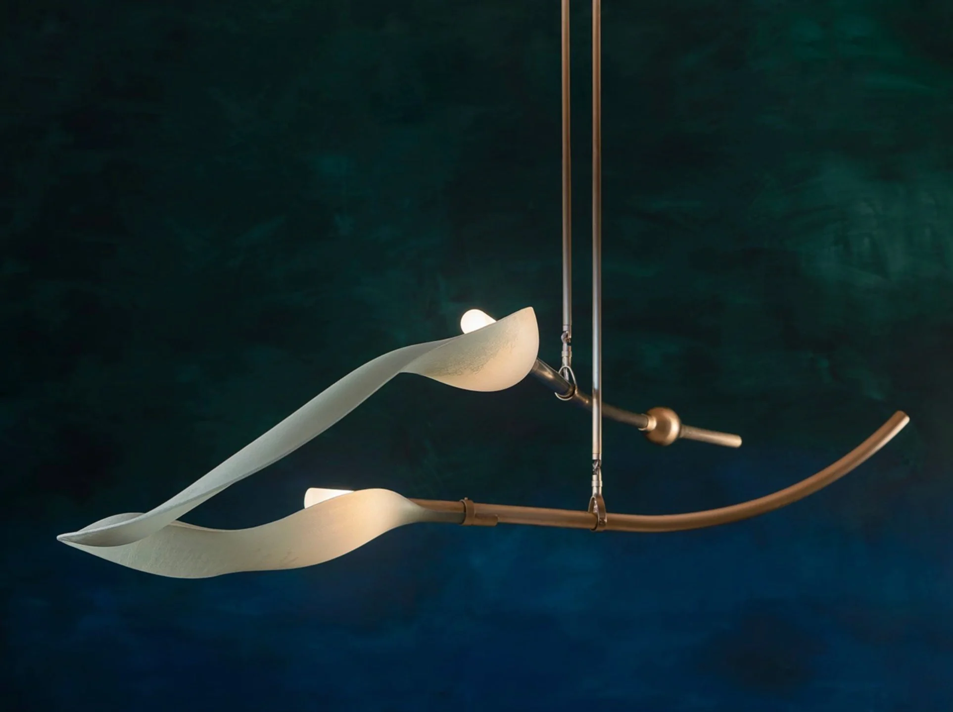 ANDREA CLAIRE STUDIO PISCES THE HILBERS CHANDELIER H13” x L69” x W37” - Image 2