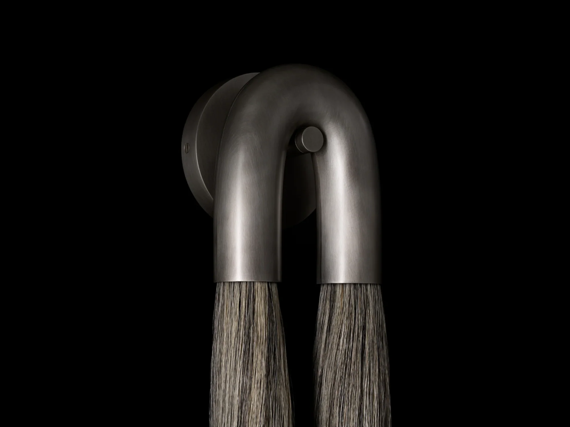 APPARATUS HORSEHAIR 2 SCONCE H30" x D3.75” x W5.5” - Image 3