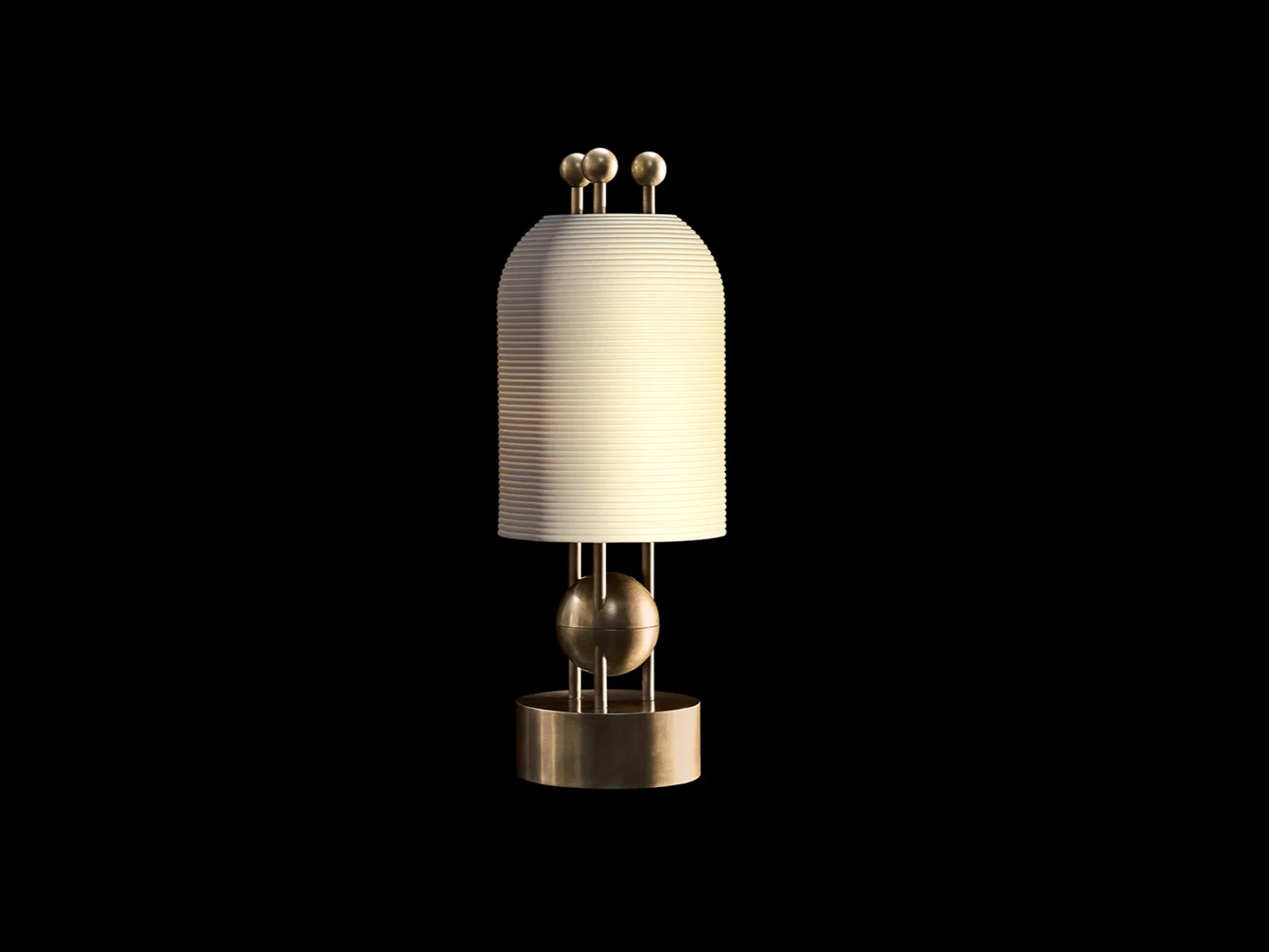 APPARATUS LANTERN TABLE LAMP H25.5” x Ø9"