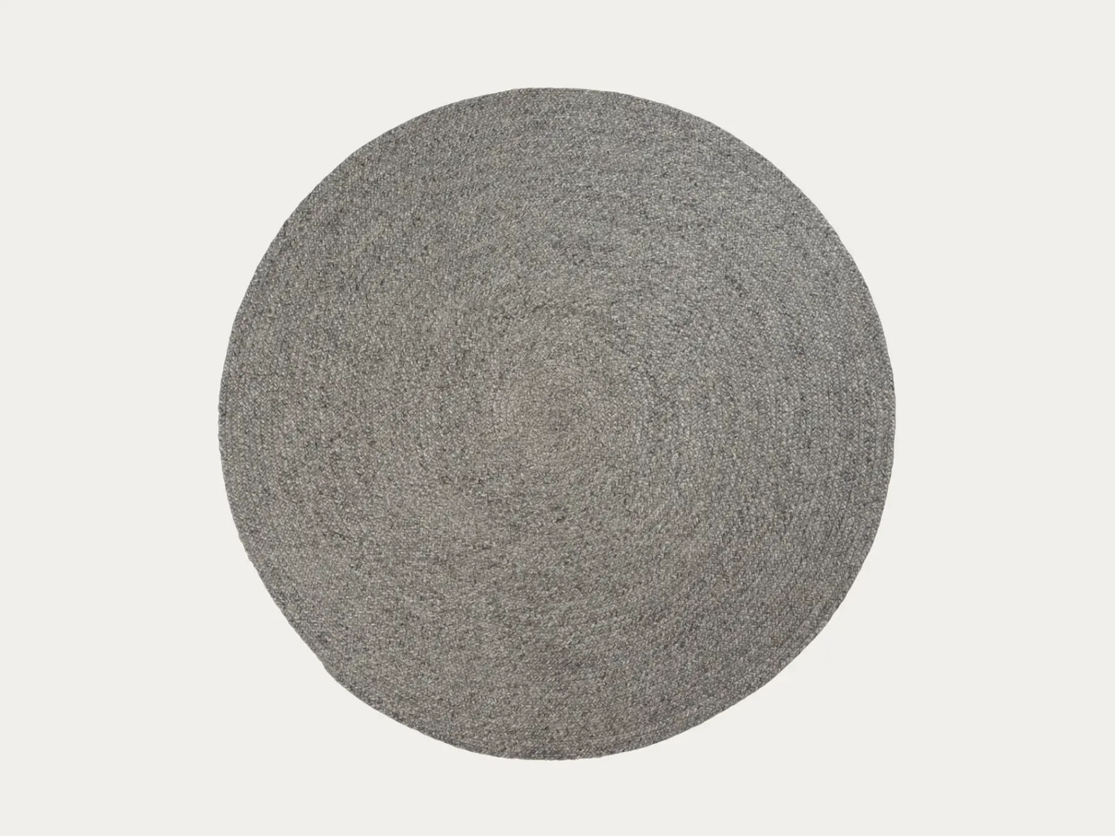 ARMADILLO BRAID RUG / PUMICE Ø4'