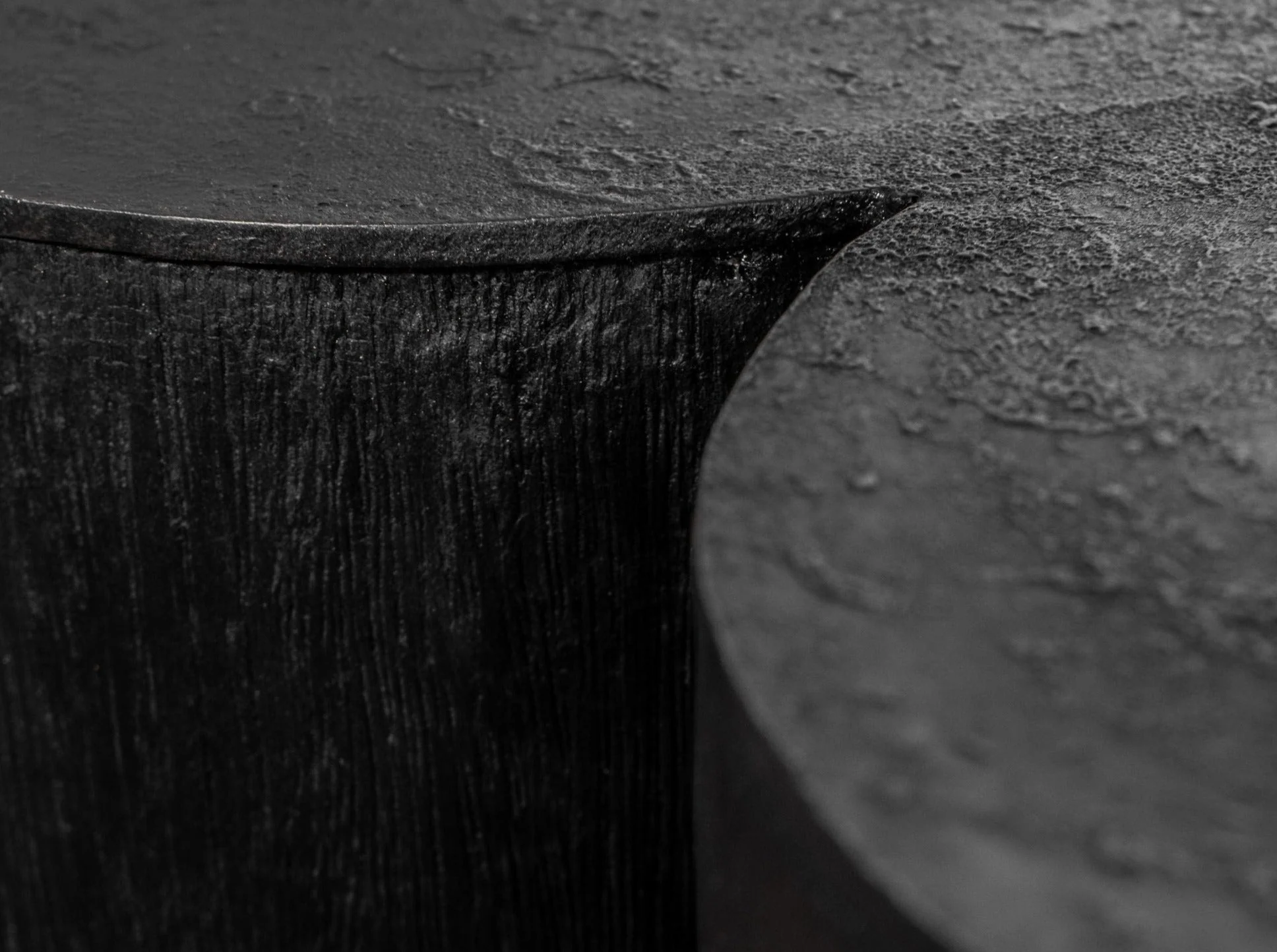 ARNO DECLERCQ SENUFO STOOL / IROKO H19.5” x W11.5” - Image 3