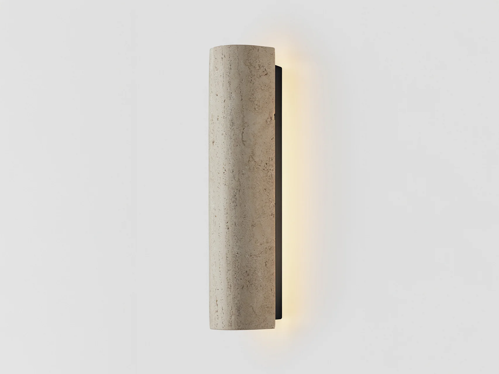ARTICOLO STUDIOS 12:40 WALL SCONCE / TRAVERTINE H20" x W4" x D5.5 - Image 3