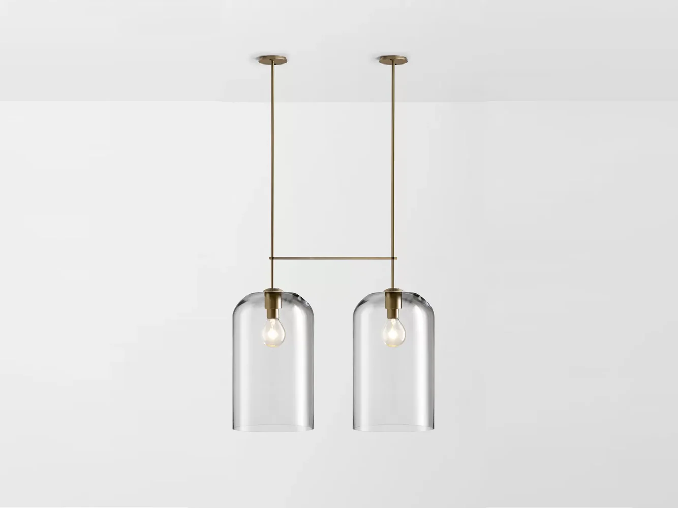 ARTICOLO LUMI EXTRA LARGE DOUBLE PENDANT H56.6" x Ø11.8" - Image 7