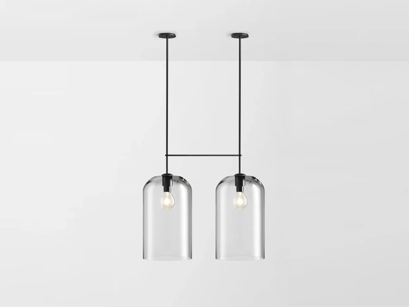 ARTICOLO LUMI EXTRA LARGE DOUBLE PENDANT H56.6" x Ø11.8" - Image 9