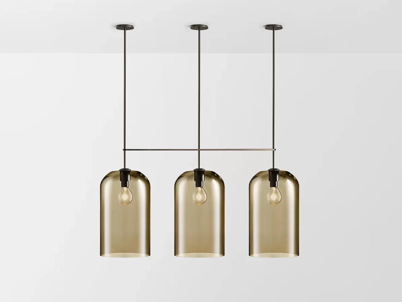 ARTICOLO LUMI EXTRA LARGE TRIPLE PENDANT H56.6" x Ø11.8"