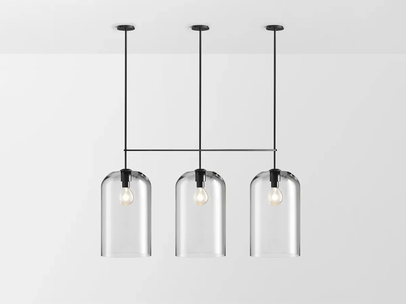 ARTICOLO LUMI EXTRA LARGE TRIPLE PENDANT H56.6" x Ø11.8" - Image 10