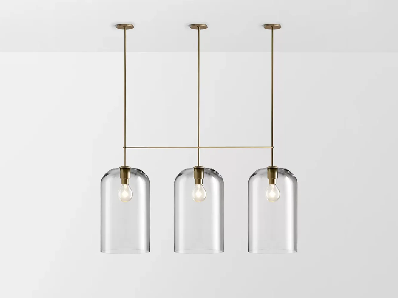 ARTICOLO LUMI EXTRA LARGE TRIPLE PENDANT H56.6" x Ø11.8" - Image 8