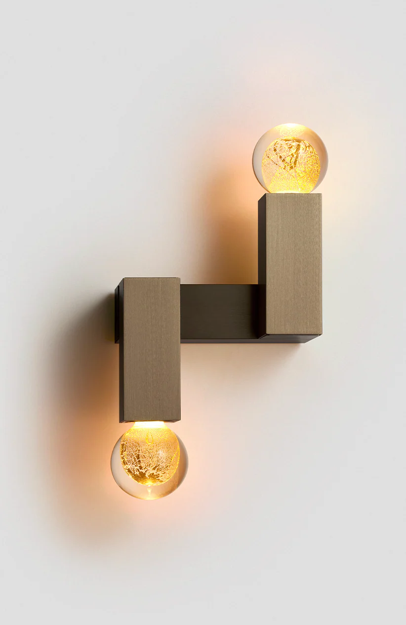 ARTICOLO ORO LINK WALL SCONCE H13.45" x D4.58" x W7.72" - Image 2