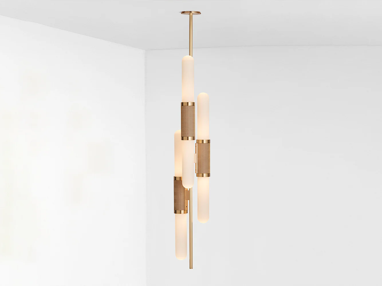ARTICOLO SCANDAL STAGGERED PENDANT H60" x Ă7.67"