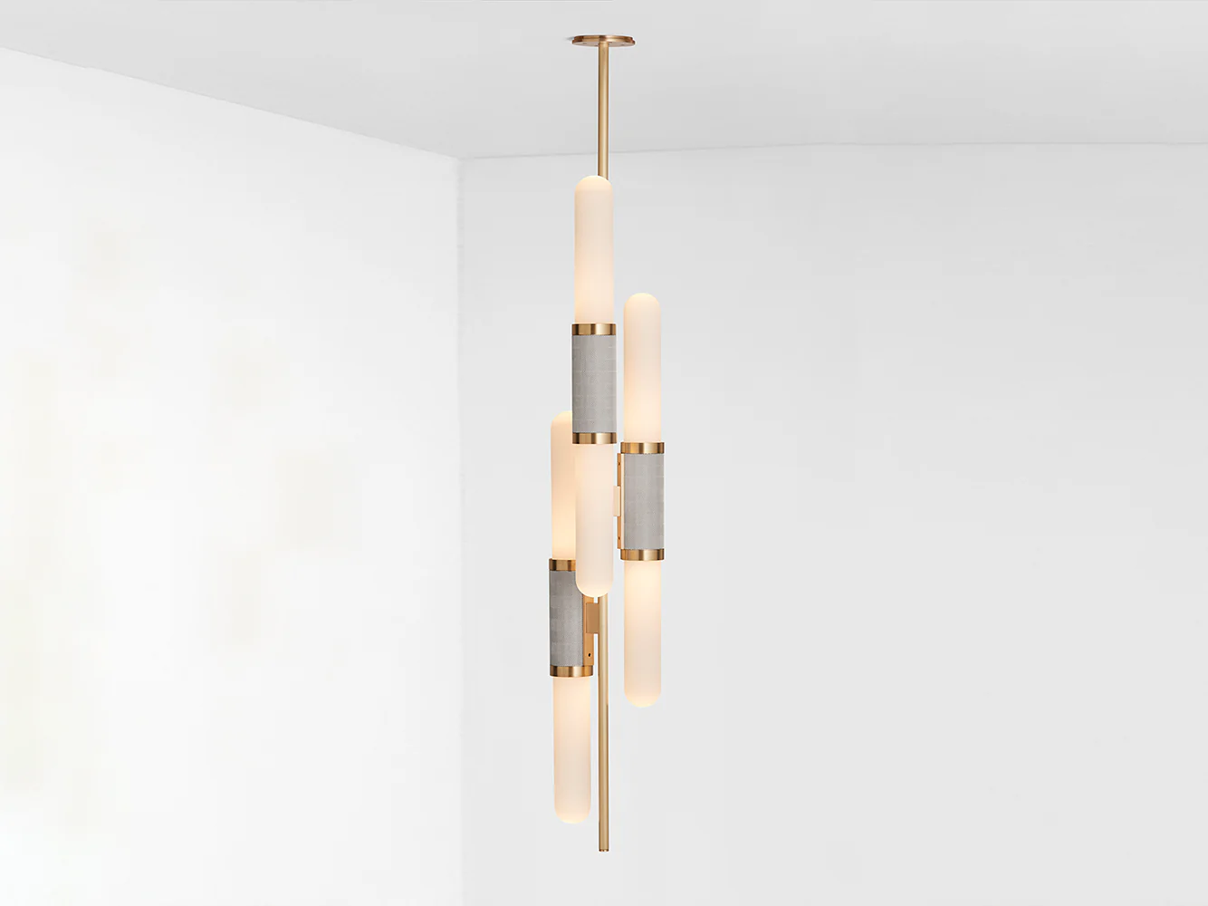 ARTICOLO SCANDAL STAGGERED PENDANT H60" x Ă7.67" - Image 2