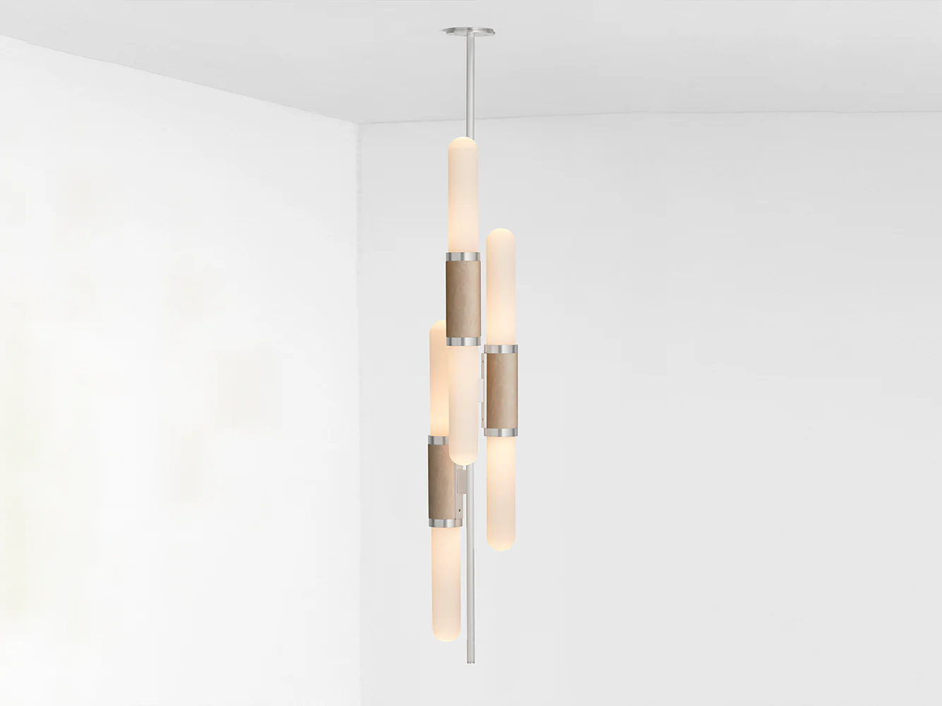 ARTICOLO SCANDAL STAGGERED PENDANT H60" x Ă7.67" - Image 3