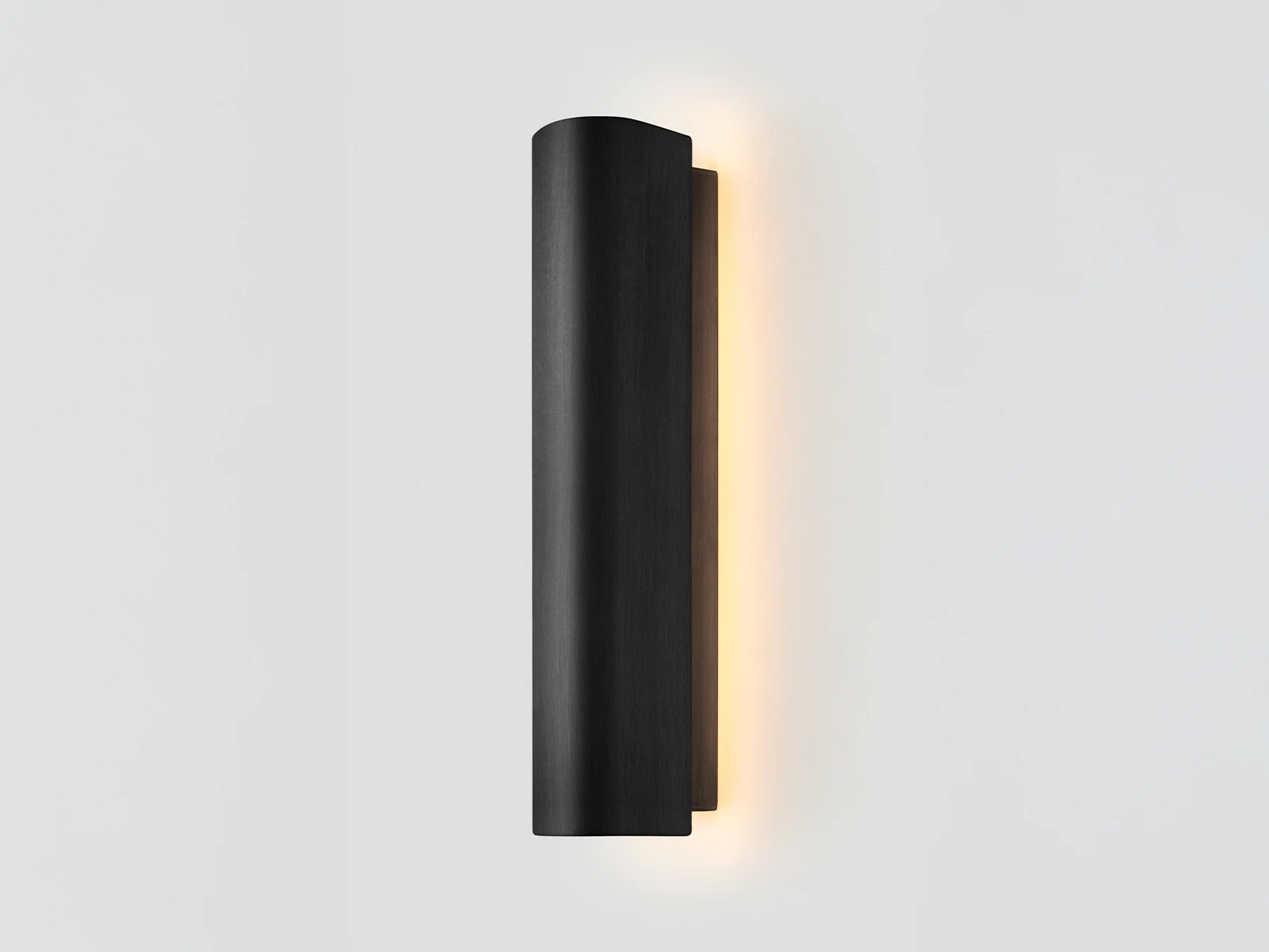 ARTICOLO STUDIOS 12:40 WALL SCONCE / DARK VENEER H20" x W4" x D5.5"