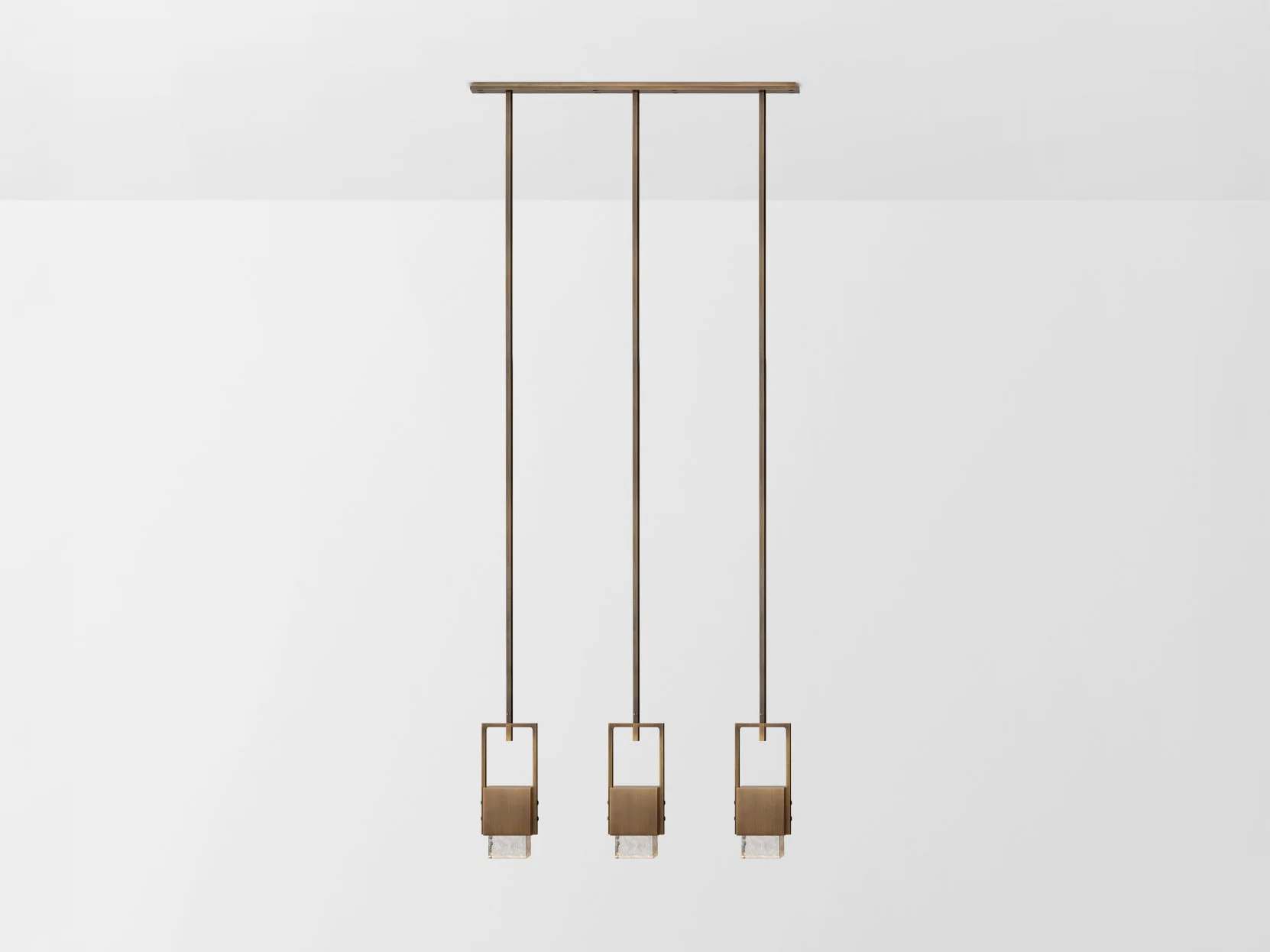 ARTICOLO STUDIOS CUBO SWING PENDANT / TRIPLE W19.2" x D3" x H8.4" - Image 2
