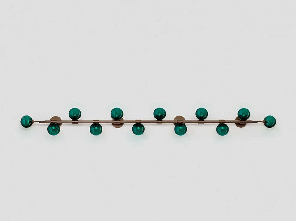 ARTICOLO TRILOGY HORIZONTAL 12 BALL WALL SCONCE W98.4" x H11" - Image 10