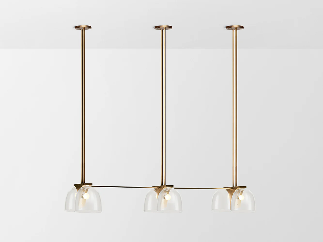 ARTICOLO TUBI TRIPLE PENDANT H34.25" x W45.28" x D13.4" - Image 2