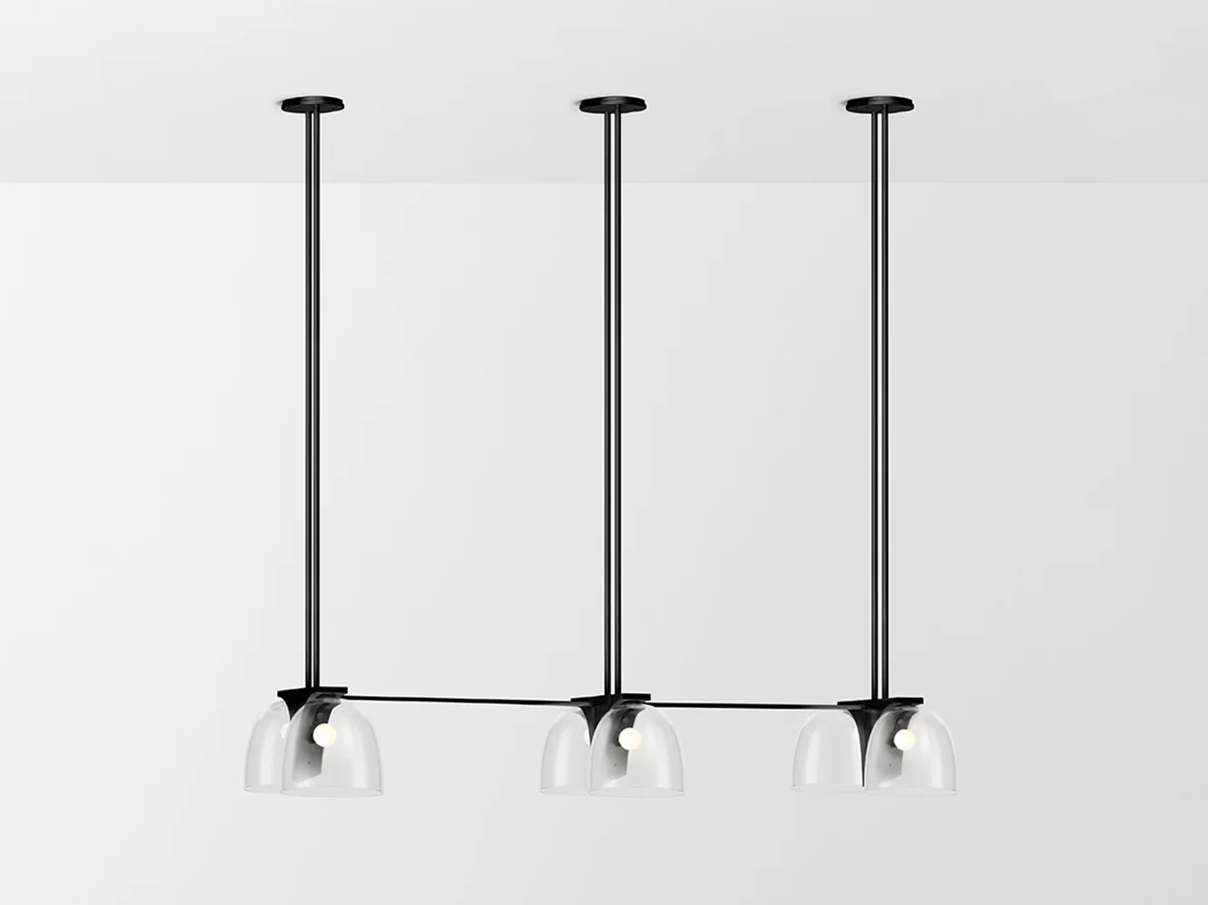 ARTICOLO TUBI TRIPLE PENDANT H34.25" x W45.28" x D13.4" - Image 5