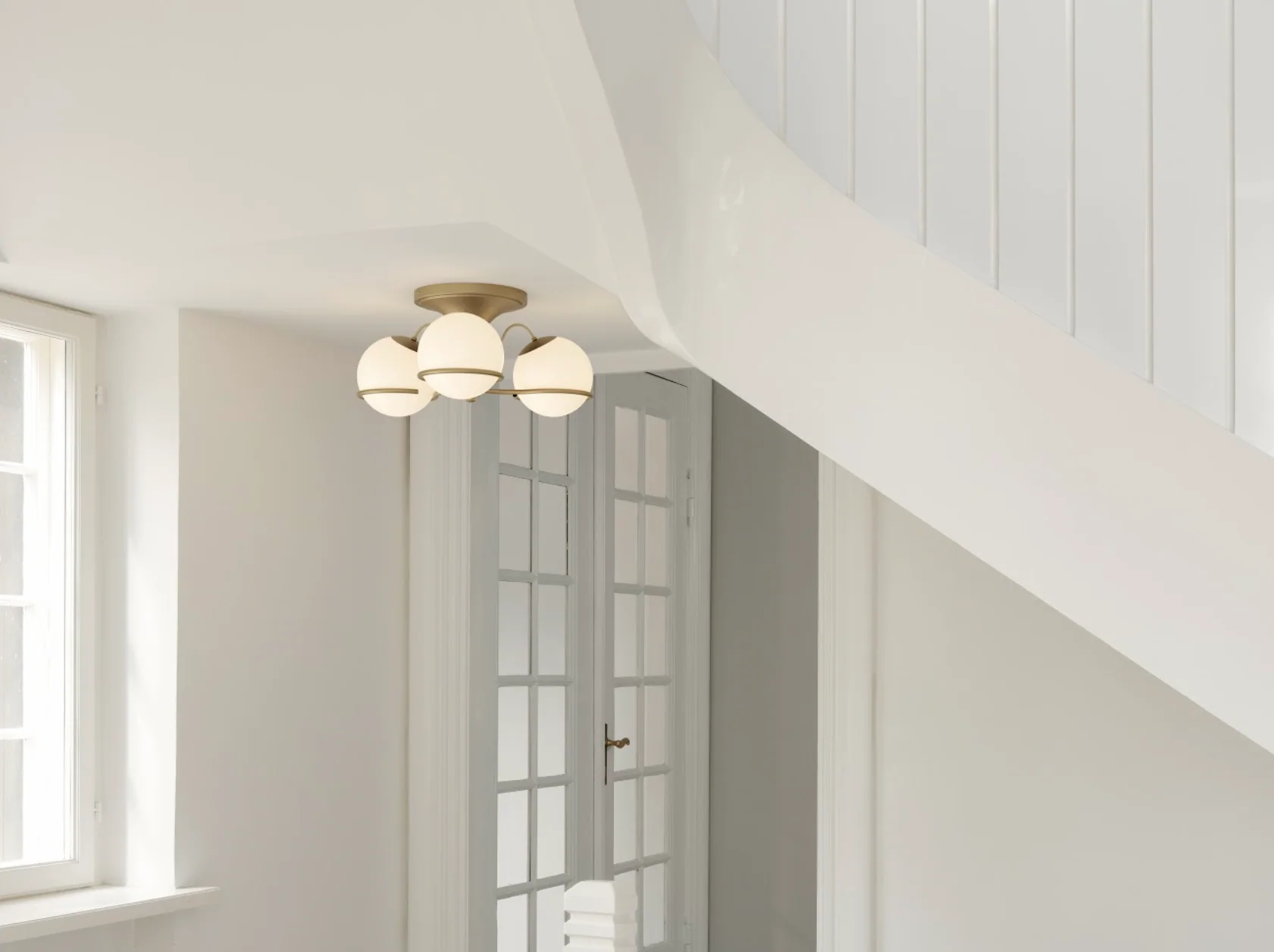 ASTEP 2042 3 SPHERES CEILING LIGHT Ø25.5" x H11.5" - Image 3