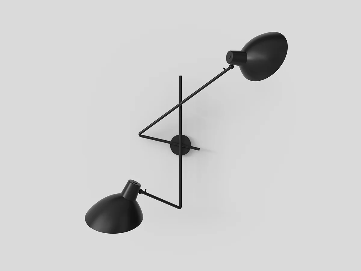 ASTEP CINQUANTA TWIN WALL LAMP W45" x D20.5" x H21" - Image 2