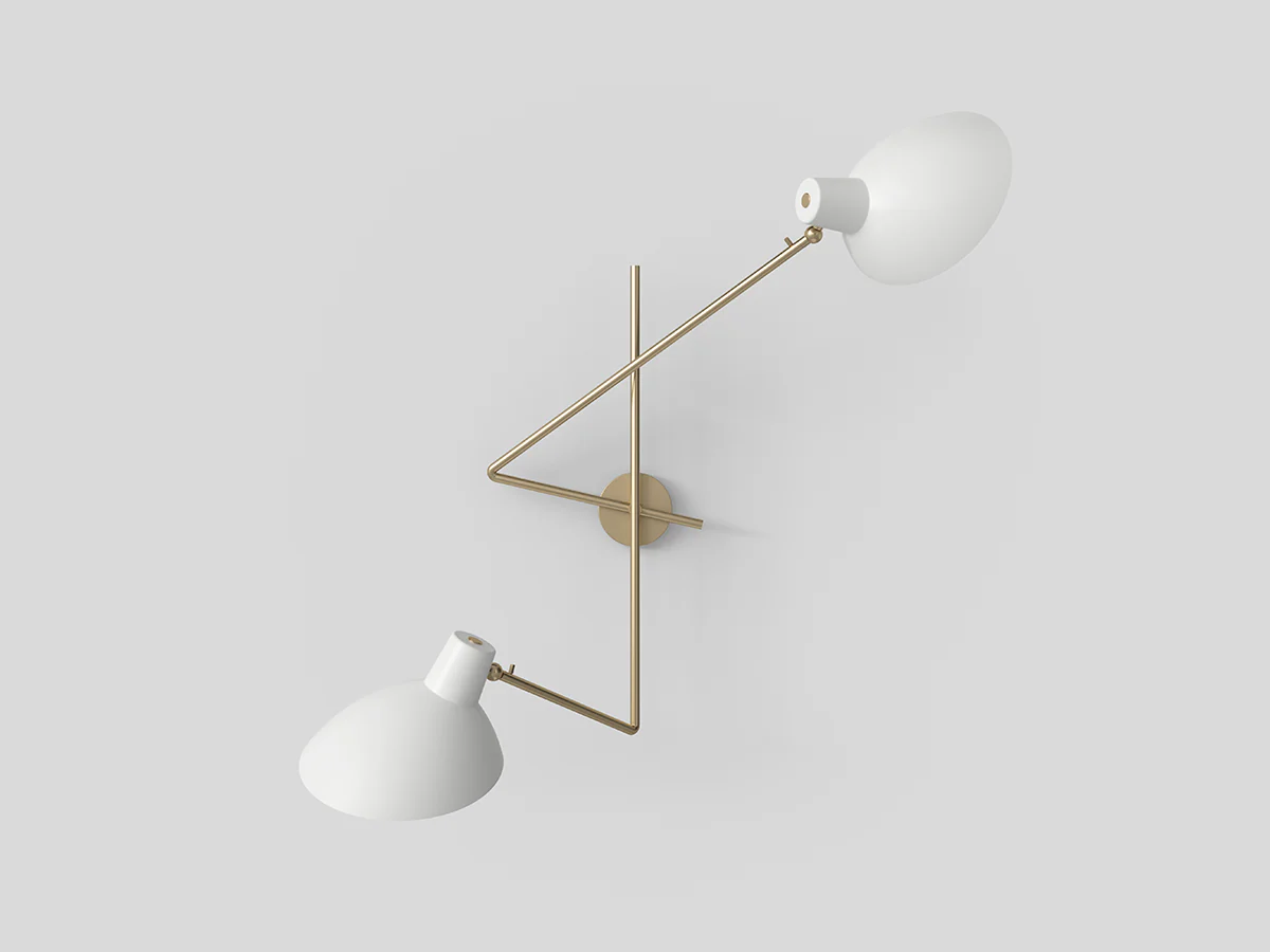 ASTEP CINQUANTA TWIN WALL LAMP W45" x D20.5" x H21" - Image 3