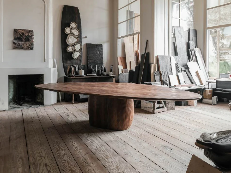 ATELIER BENOÎT VIAENE DINING TABLE / 103 W122” x D63" x H29.5”