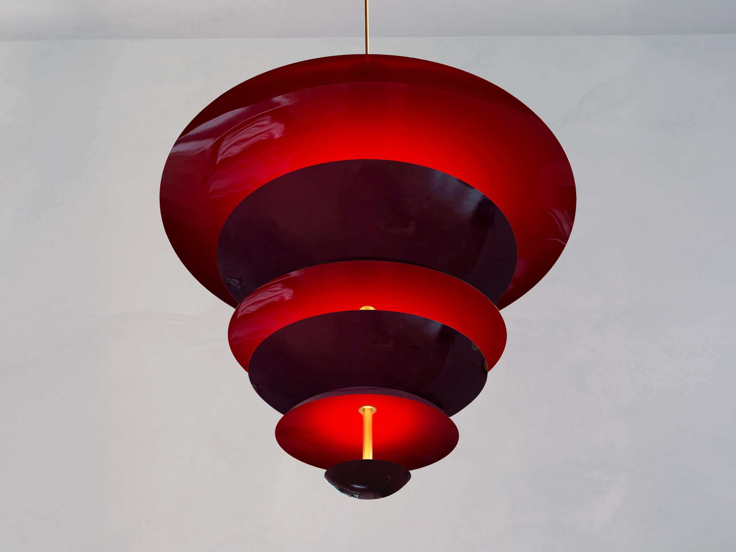 ATELIER001 COSMIC CHANDELIER XL / MAROON - Image 2