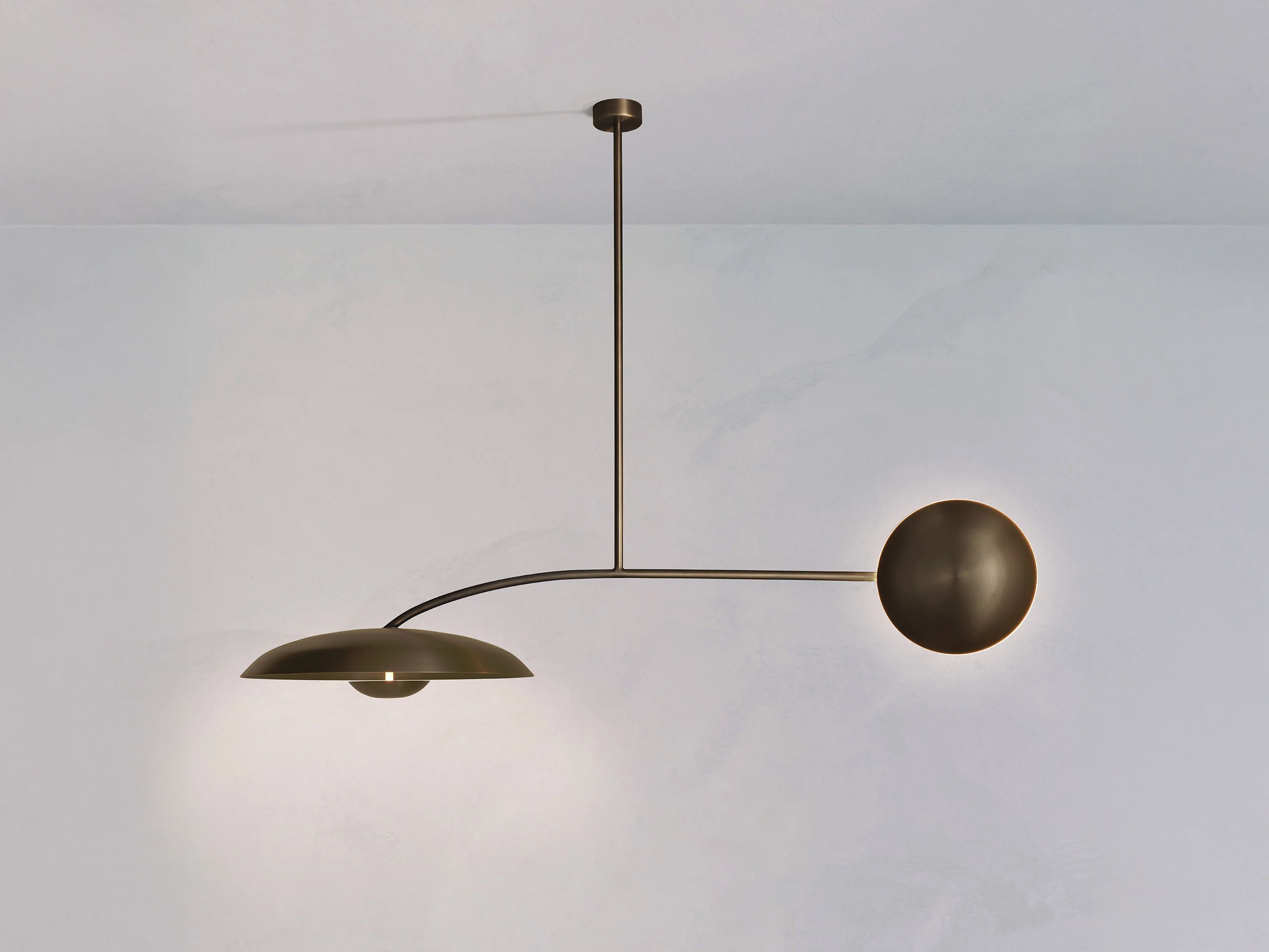 ATELIER001 COSMIC ORBIT SOLO PENDANT / REGOLITH
