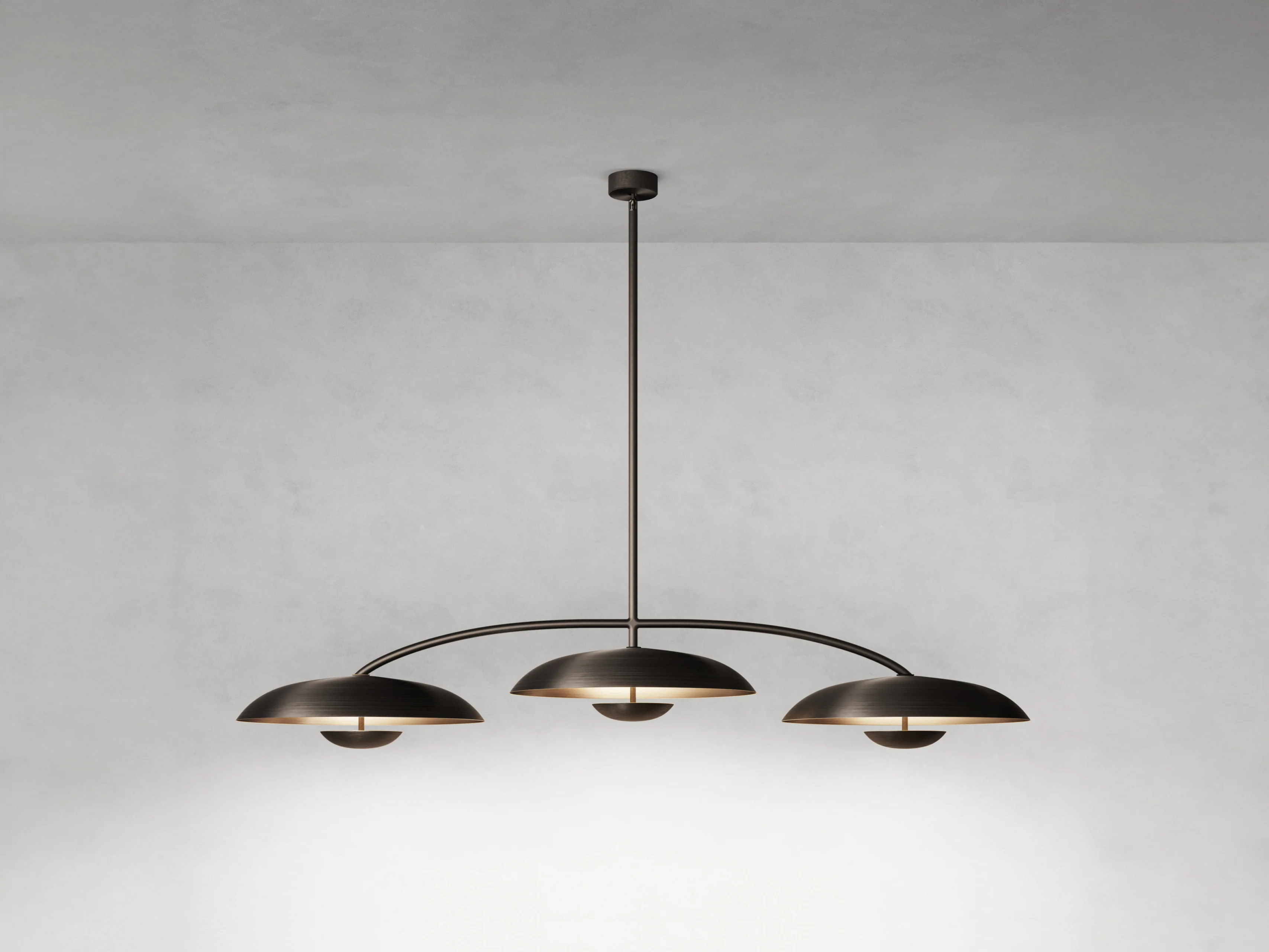 ATELIER001 COSMIC ORBIT TRIO PENDANT / REGOLITH