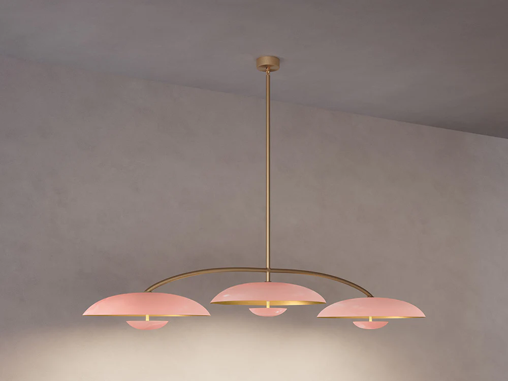 ATELIER001 COSMIC ORBIT TRIO PENDANT / ROSE - Image 2