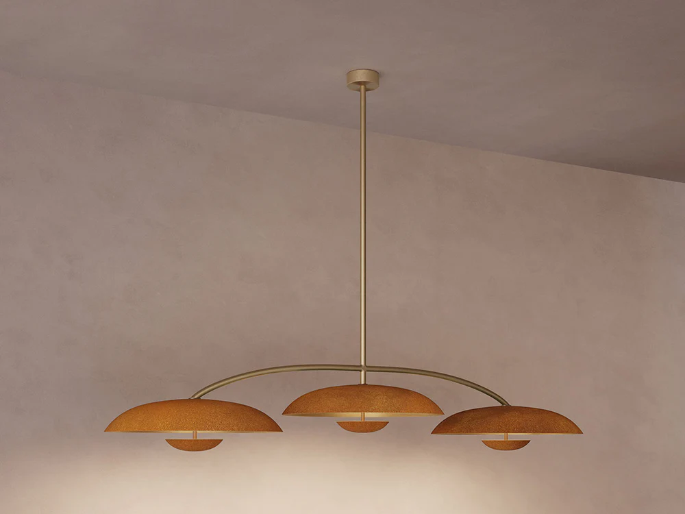 ATELIER001 COSMIC ORBIT TRIO PENDANT / RUST - Image 2