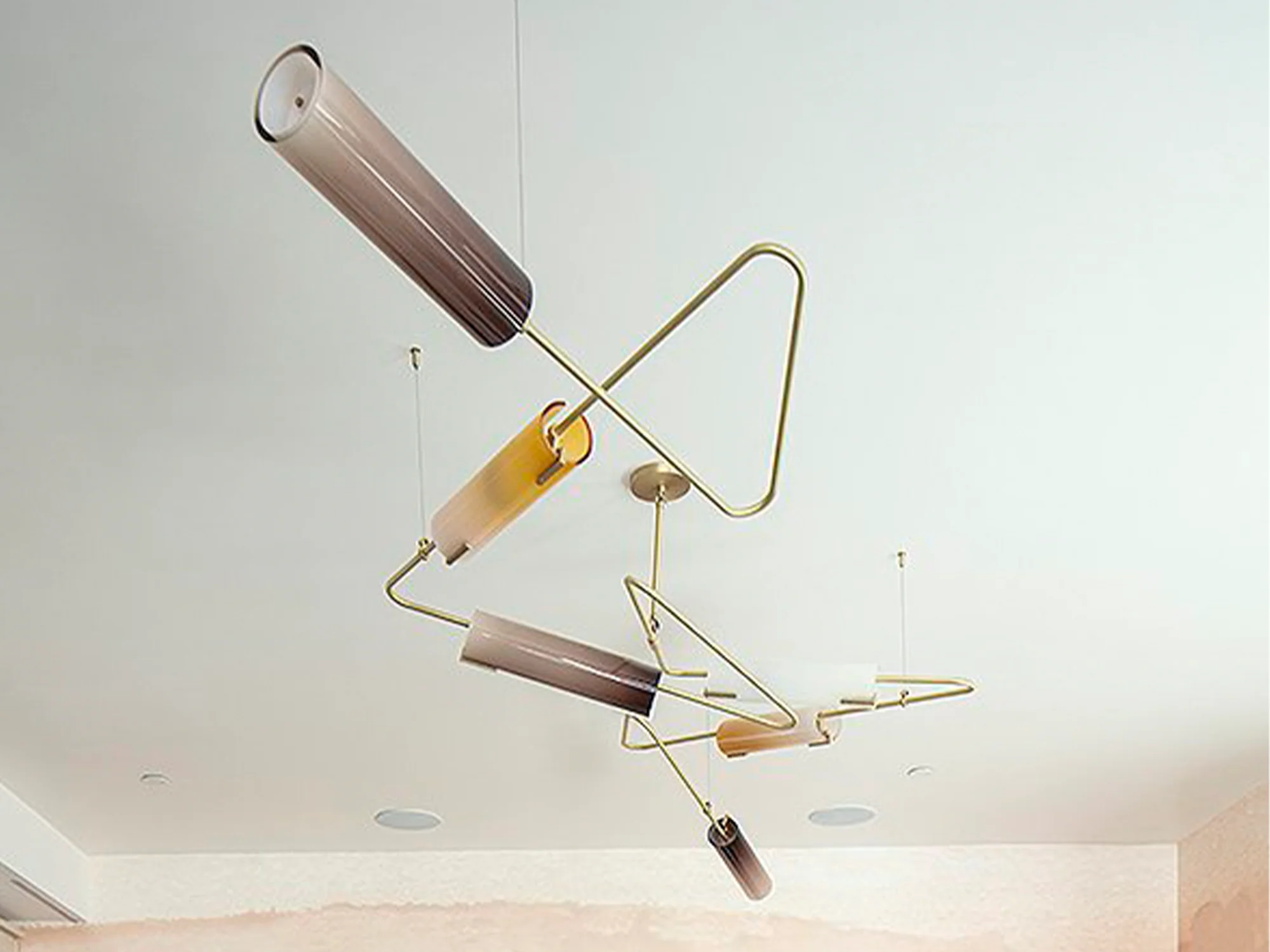 AVRAM RUSU STUDIO CONTINUUM CEILING MOUNT CHANDELIER L84” x H12” x W36” - Image 3