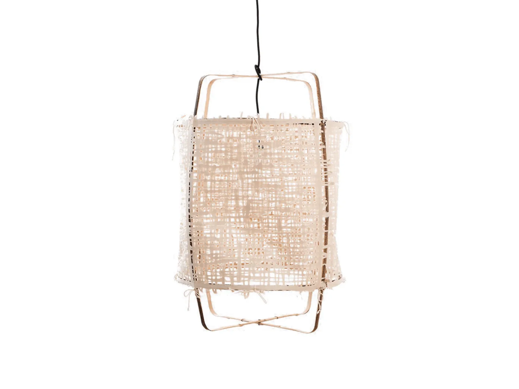 AY ILLUMINATE Z11 BLACK BAMBOO / PAPER NATURAL PENDANT Ø18.75” X H28.5"