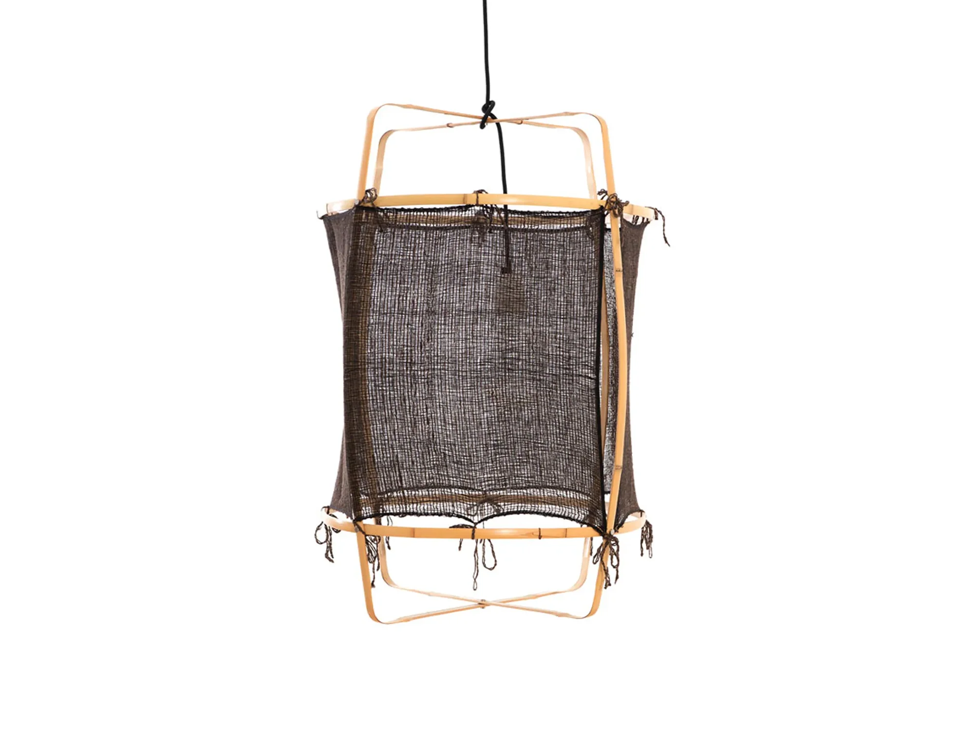 AY ILLUMINATE Z22 BLONDE BAMBOO / CASHMERE DARK PENDANT Ø26.5” x H39.5”