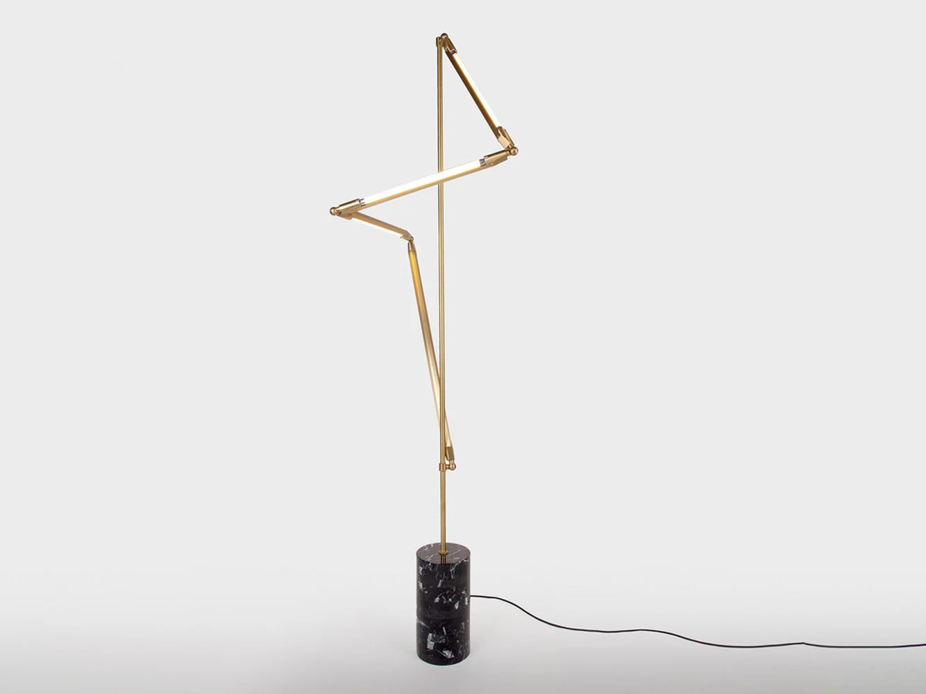 BEC BRITTAIN HELIX FLOOR LAMP H62" x W16" x D22"