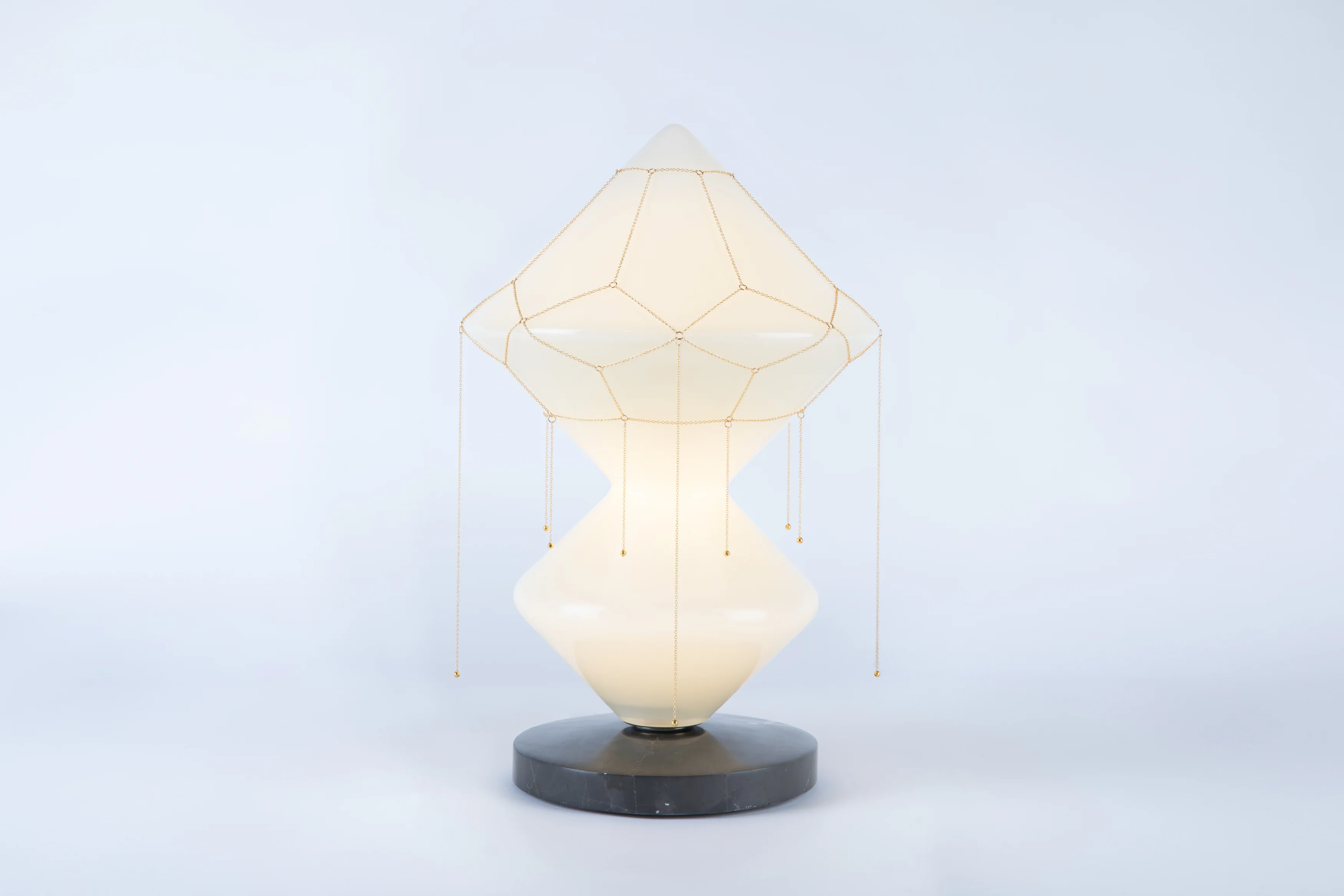 BEC BRITTAIN THEMIS ADORNED TABLE LAMP Ø8.25” x H13.25” - Image 4