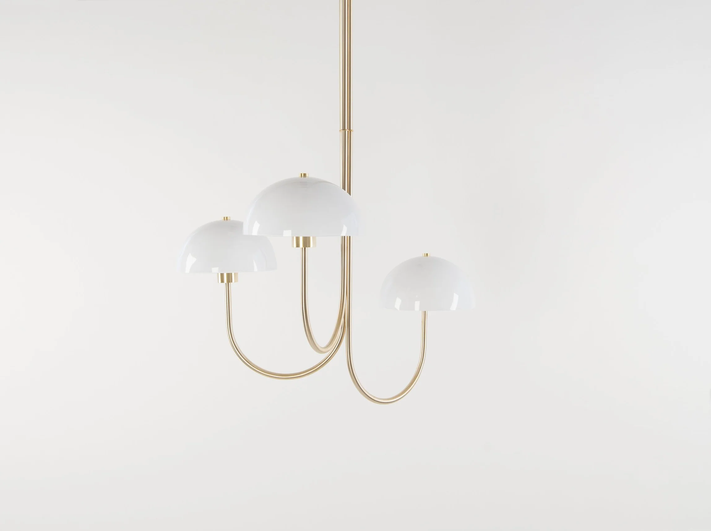 BEN & AJA BLANC WILLA CHANDELIER 3 LIGHT L24" x W26" x H20" - Image 3