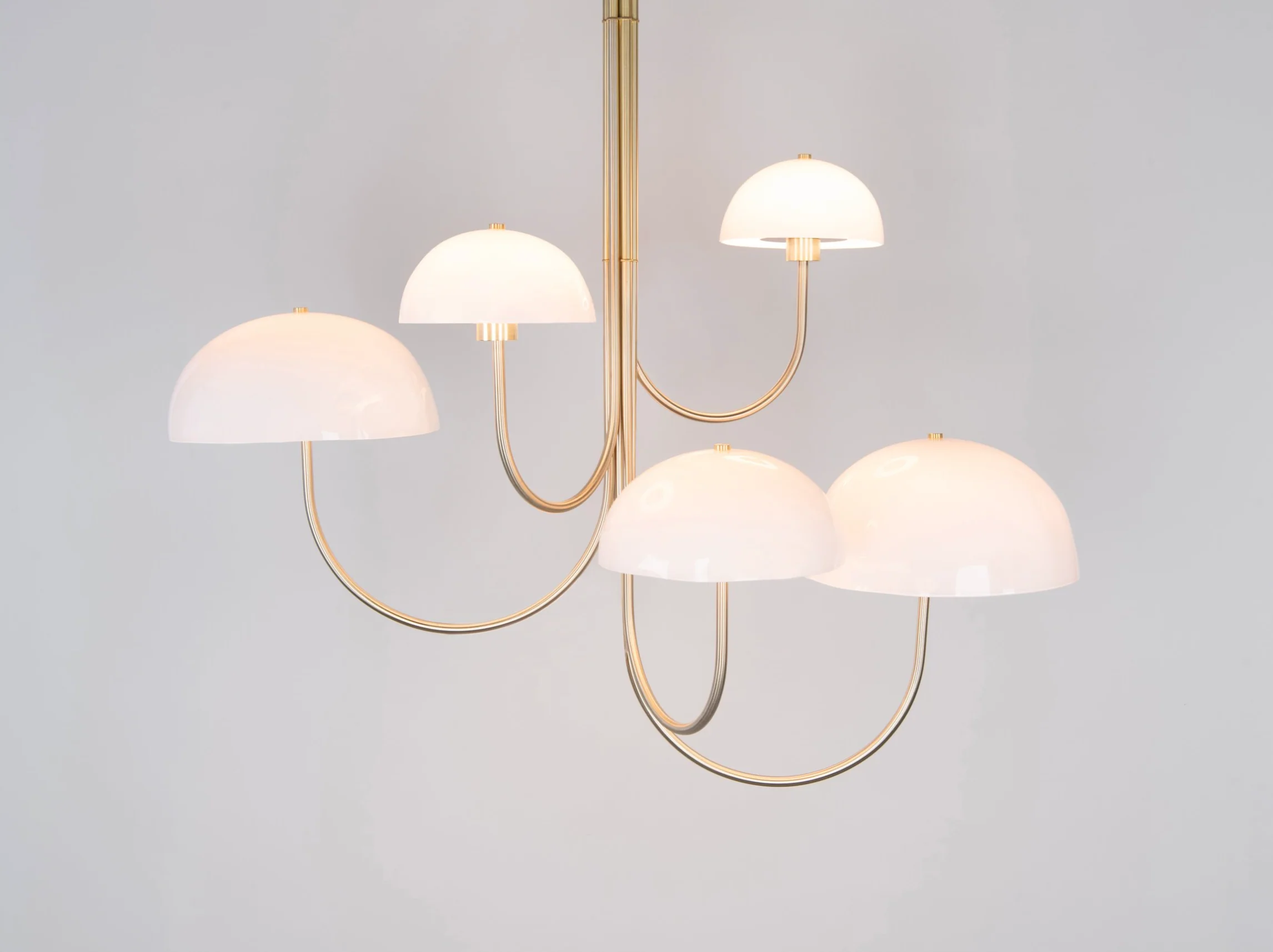 BEN & AJA BLANC WILLA CHANDELIER 5 LIGHT L44" x W30" x H30"