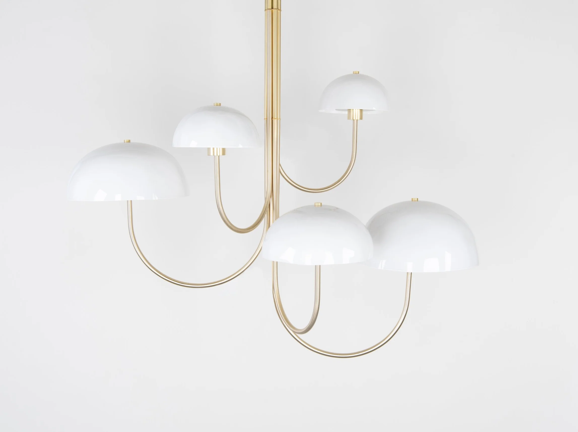 BEN & AJA BLANC WILLA CHANDELIER 5 LIGHT L44" x W30" x H30" - Image 3