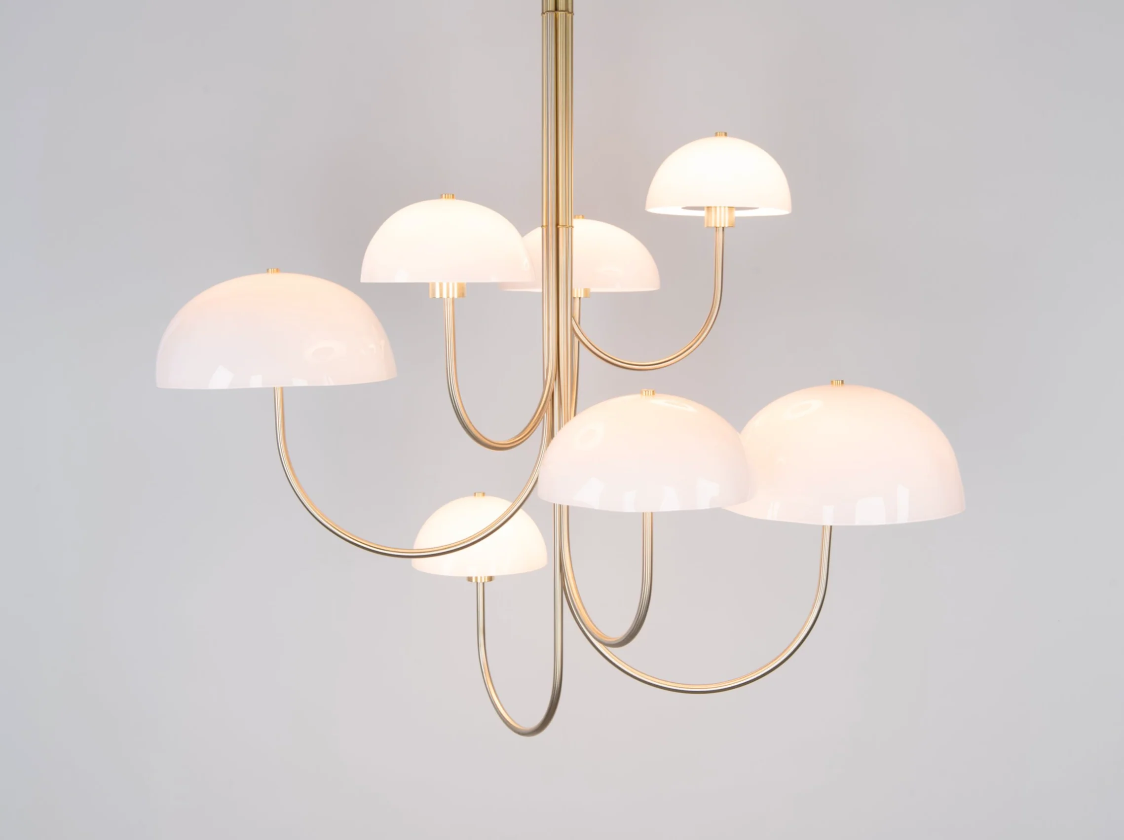 BEN & AJA BLANC WILLA CHANDELIER 7 LIGHT W44" x D37" x H39"