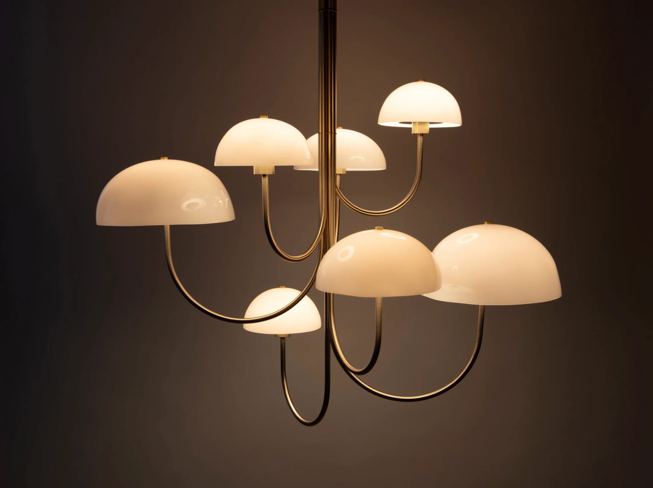 BEN & AJA BLANC WILLA CHANDELIER 7 LIGHT W44" x D37" x H39" - Image 2