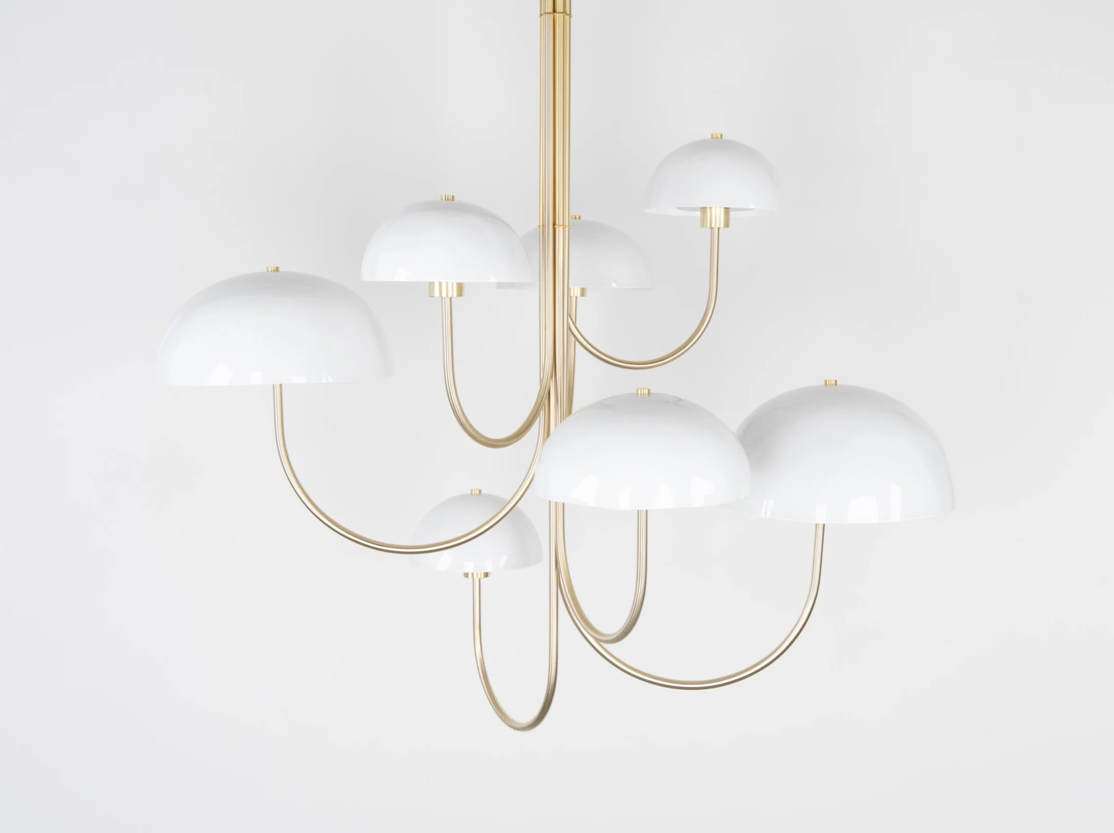 BEN & AJA BLANC WILLA CHANDELIER 7 LIGHT W44" x D37" x H39" - Image 3