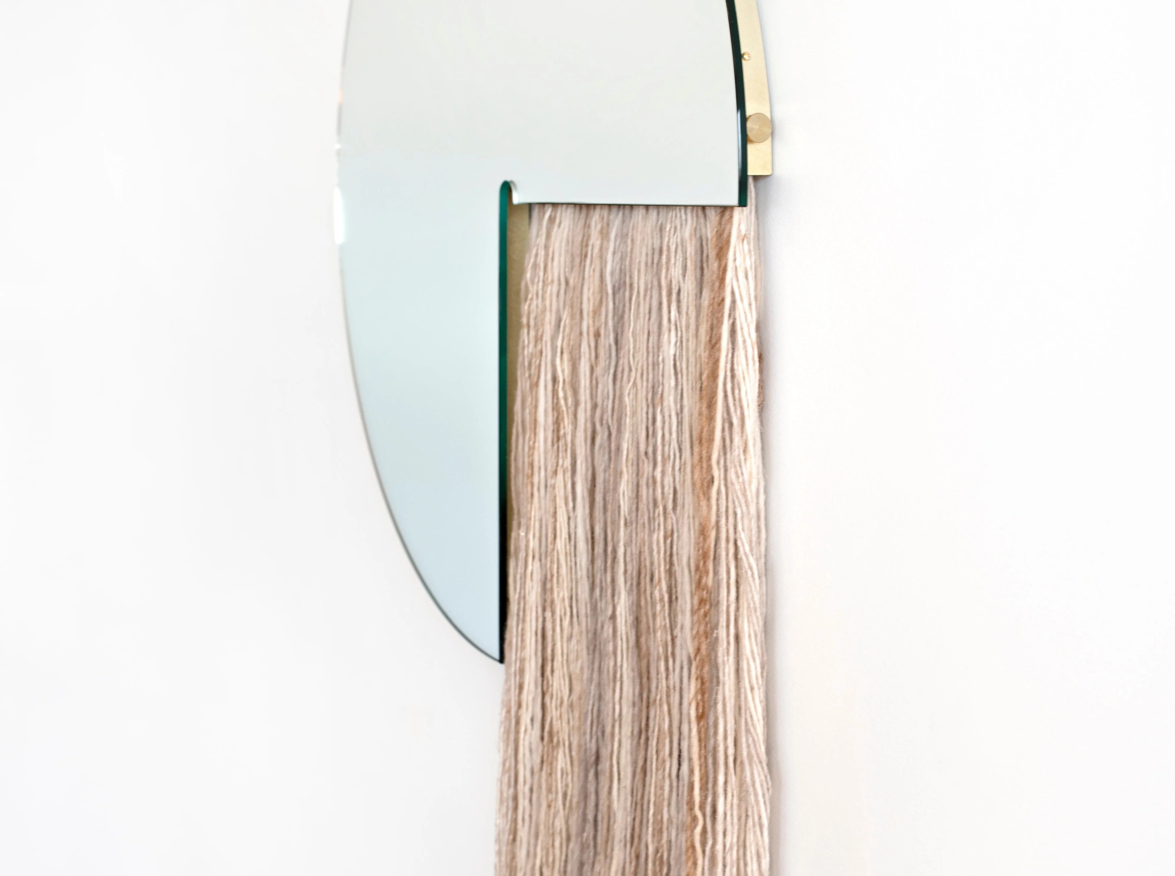 BEN & AJA BLANC IRIS MIRROR H33" x W24" x D2" - Image 4