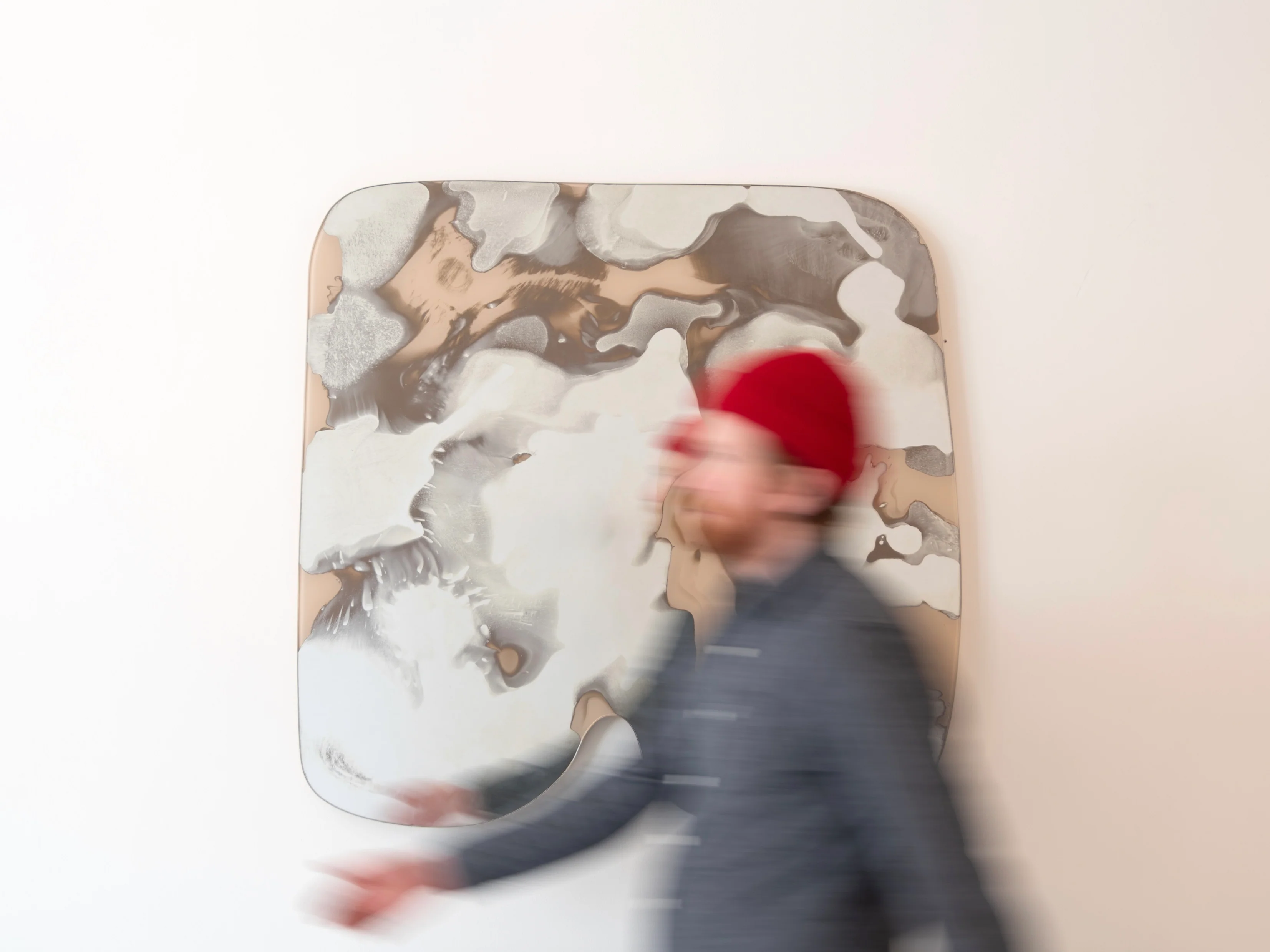 BEN & AJA BLANC MIRROR NO. 61 W39" x D40" x H1.25" - Image 2