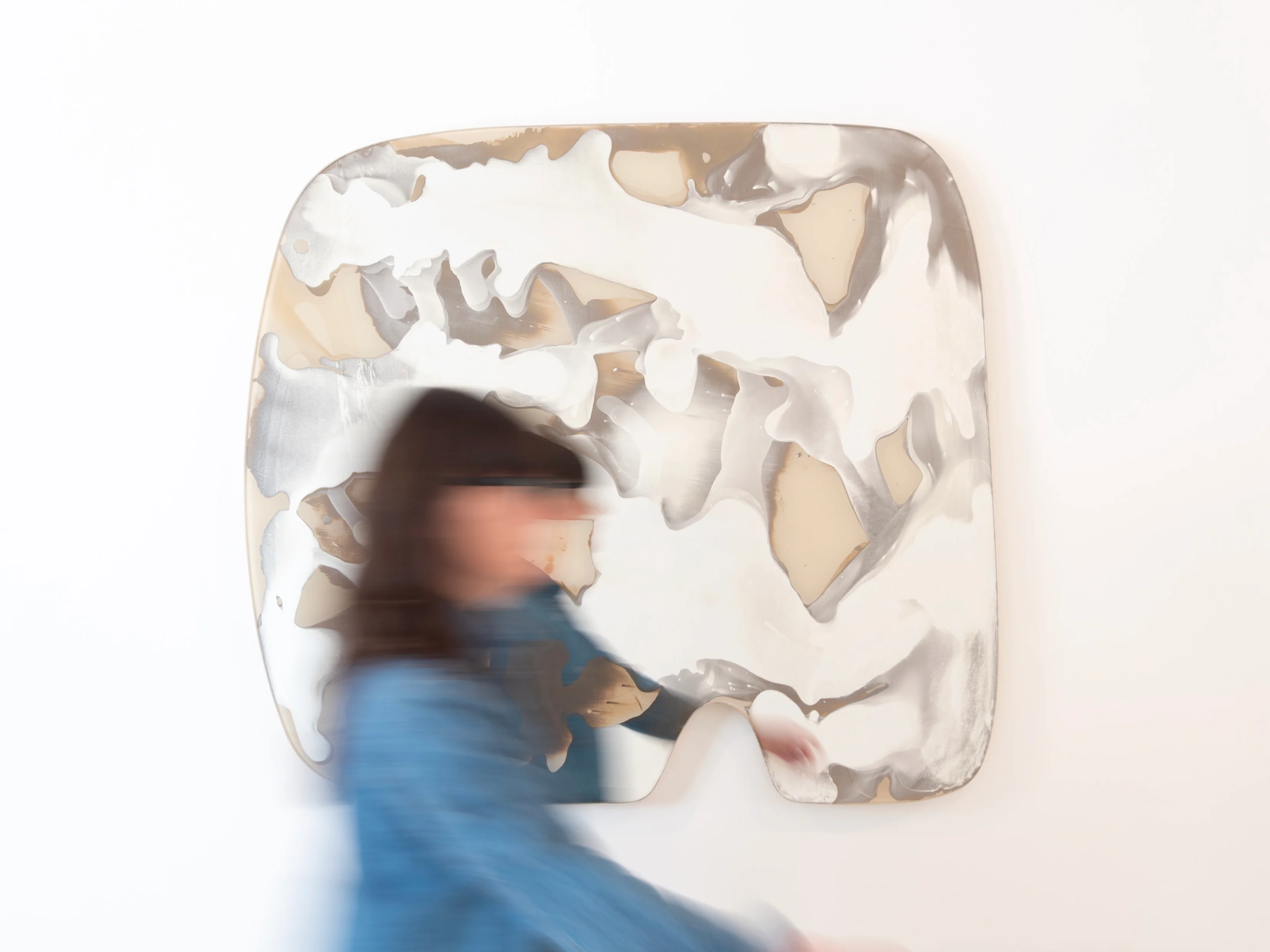 BEN & AJA BLANC MIRROR NO. 62 W39" x D43" x H1.25" - Image 2