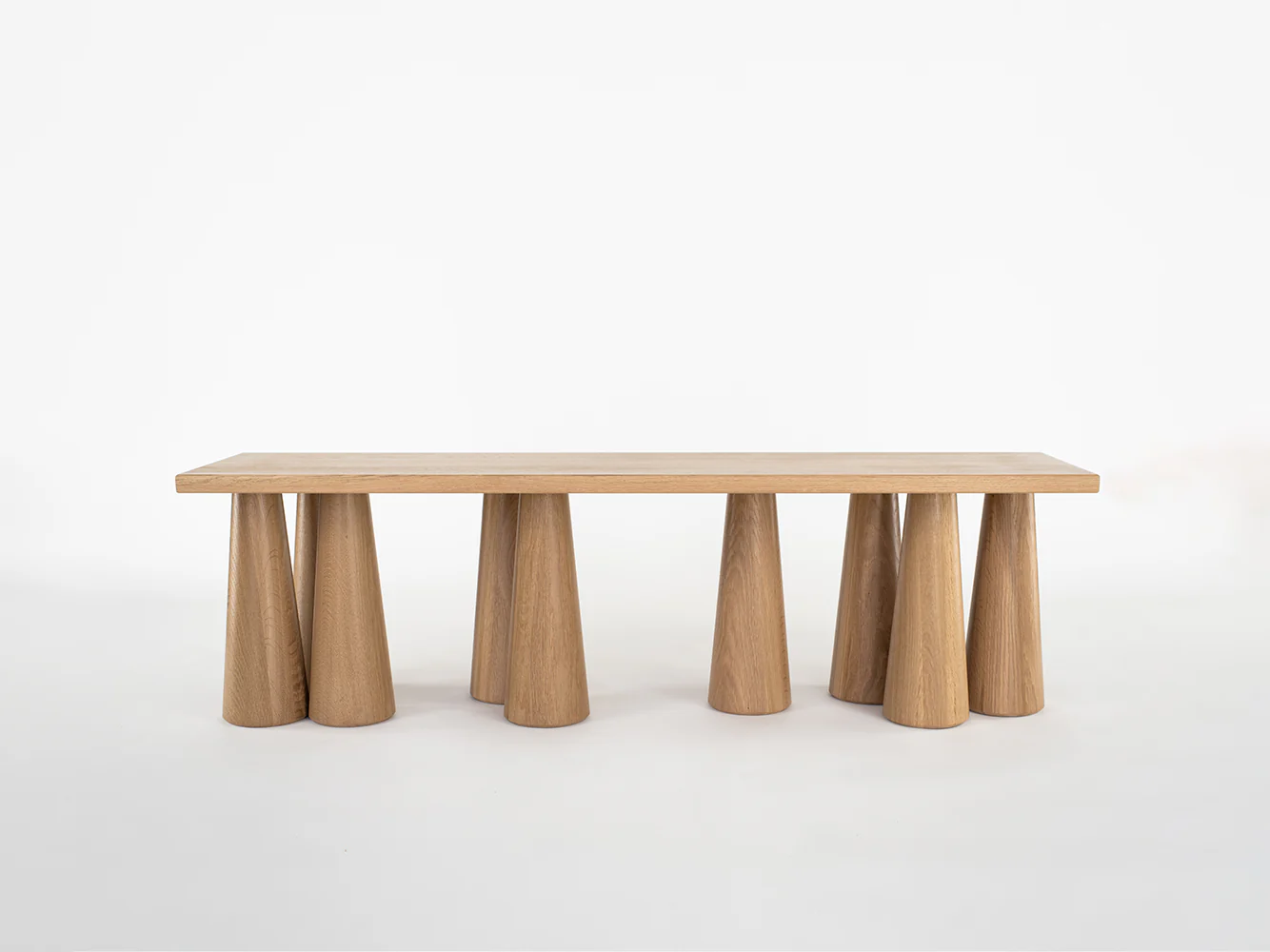 BEN & AJA BLANC PILLAR BENCH L60" x W15" x H17.5" - Image 3